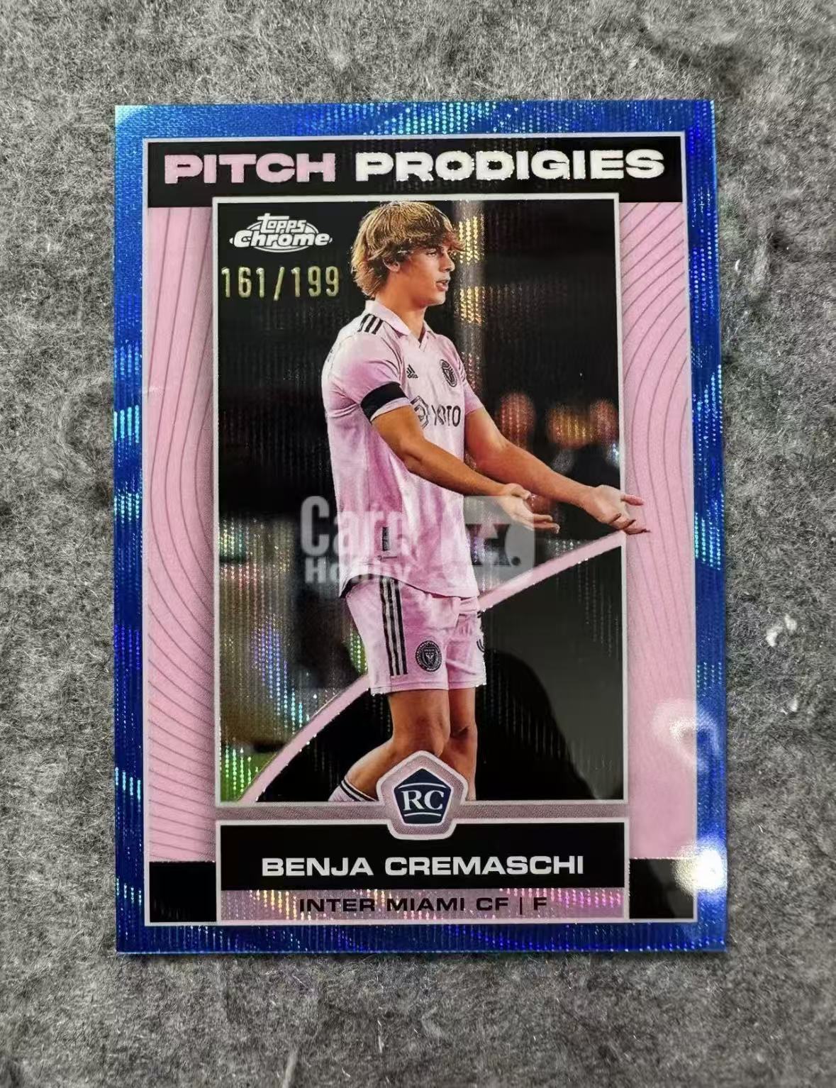 2023 Topps Chrome Benja Cremaschi RC 美职联 MLS Benja Cremaschi本哈明 克雷马斯基 迈阿密国际 RC新秀 199编 蓝折 多图已拍仔细