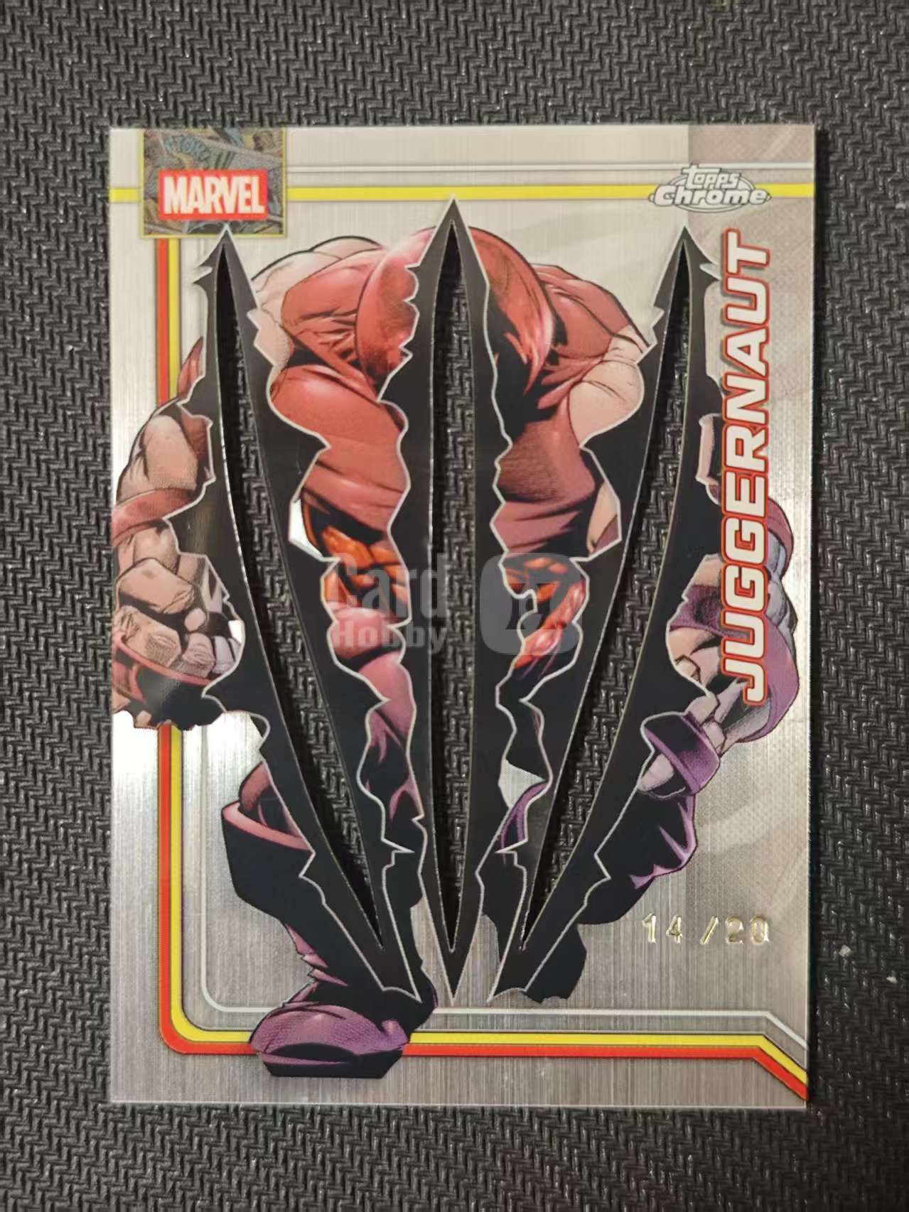 2026 Topps Chrome Juggernaut 【有品代卖】漫威 MARVEL 红坦克 20编 base 狼爪 抓痕 爪痕变化版 大比例 值得收藏 折射 卡品如图/sushi