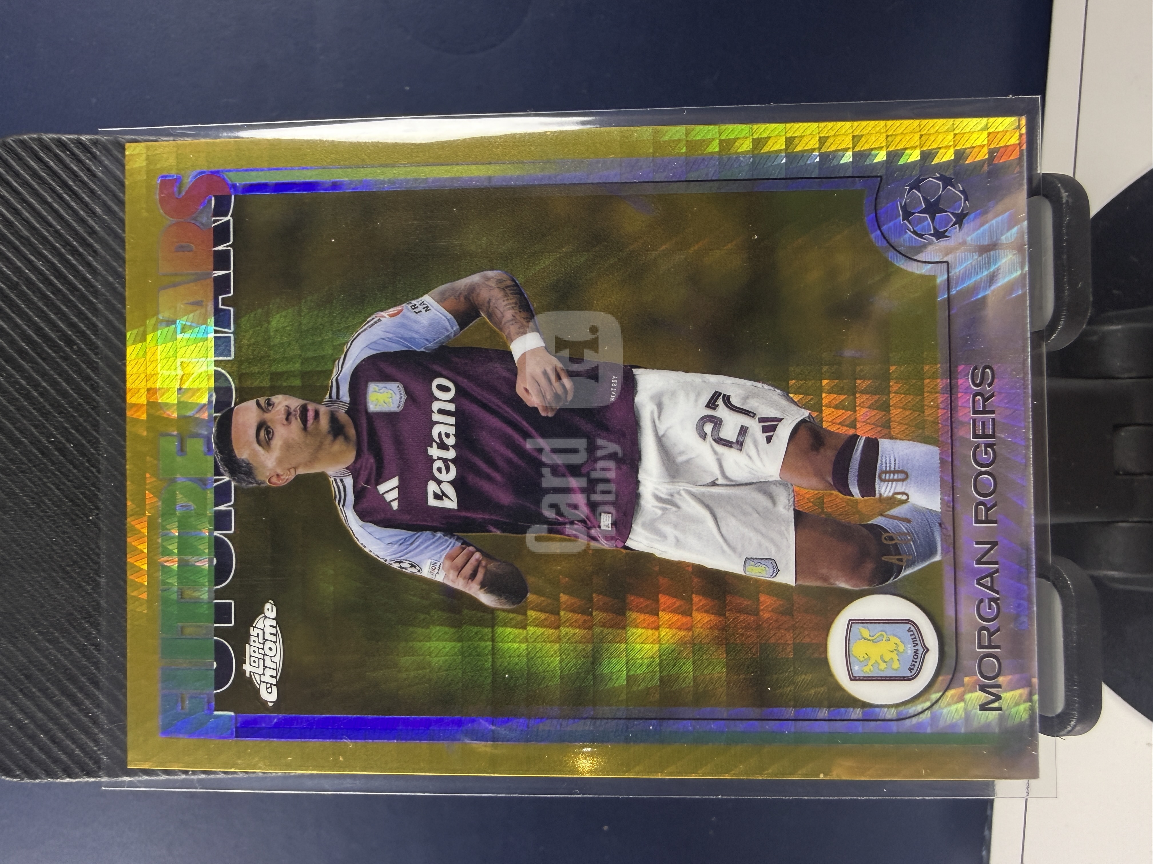 2024-25 Topps Chrome Morgan Rogers TC 欧冠 阿斯顿维拉 罗杰斯 Future Stars 未来之星 金折 折射 48/50编 收藏必备 (沸腾)