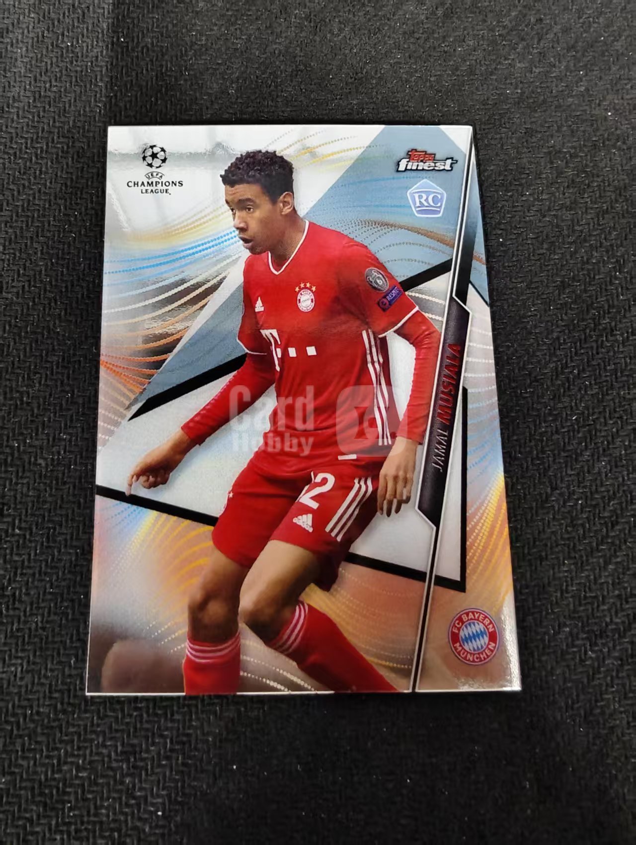 【可合并,不累计】2021 Topps Finest Jamal Musiala RC 欧冠 拜仁慕尼黑 穆夏拉 新秀 划痕 边角瑕疵 #45