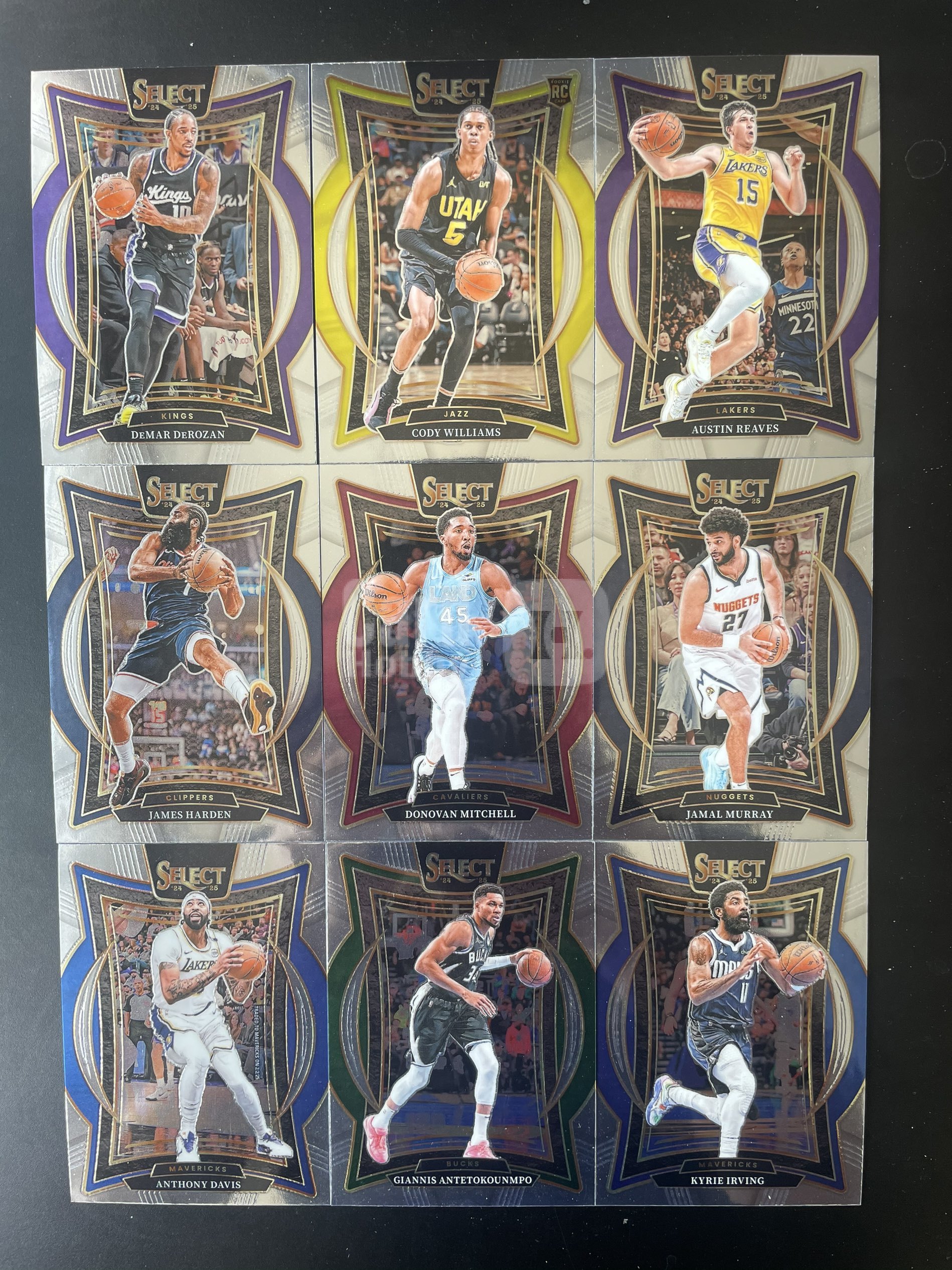2024-25 Panini Select Giannis Antetokounmpo 【顺丰速运 只合并不累计】帕尼尼 select 9张好人 随机打包 卡品如图 V5