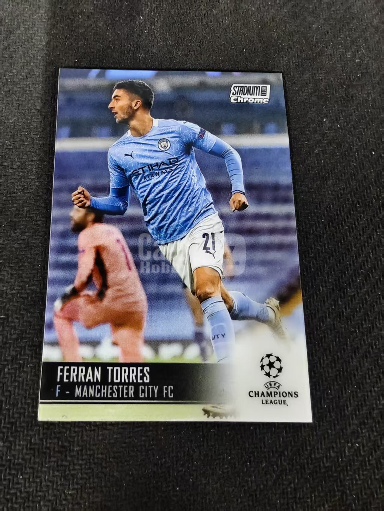 【可合并,不累计】2021 Topps Stadium Club Chrome Ferran Torres 曼城 托雷斯 欧冠 竞技场 不保卡品 介意勿拍 #81