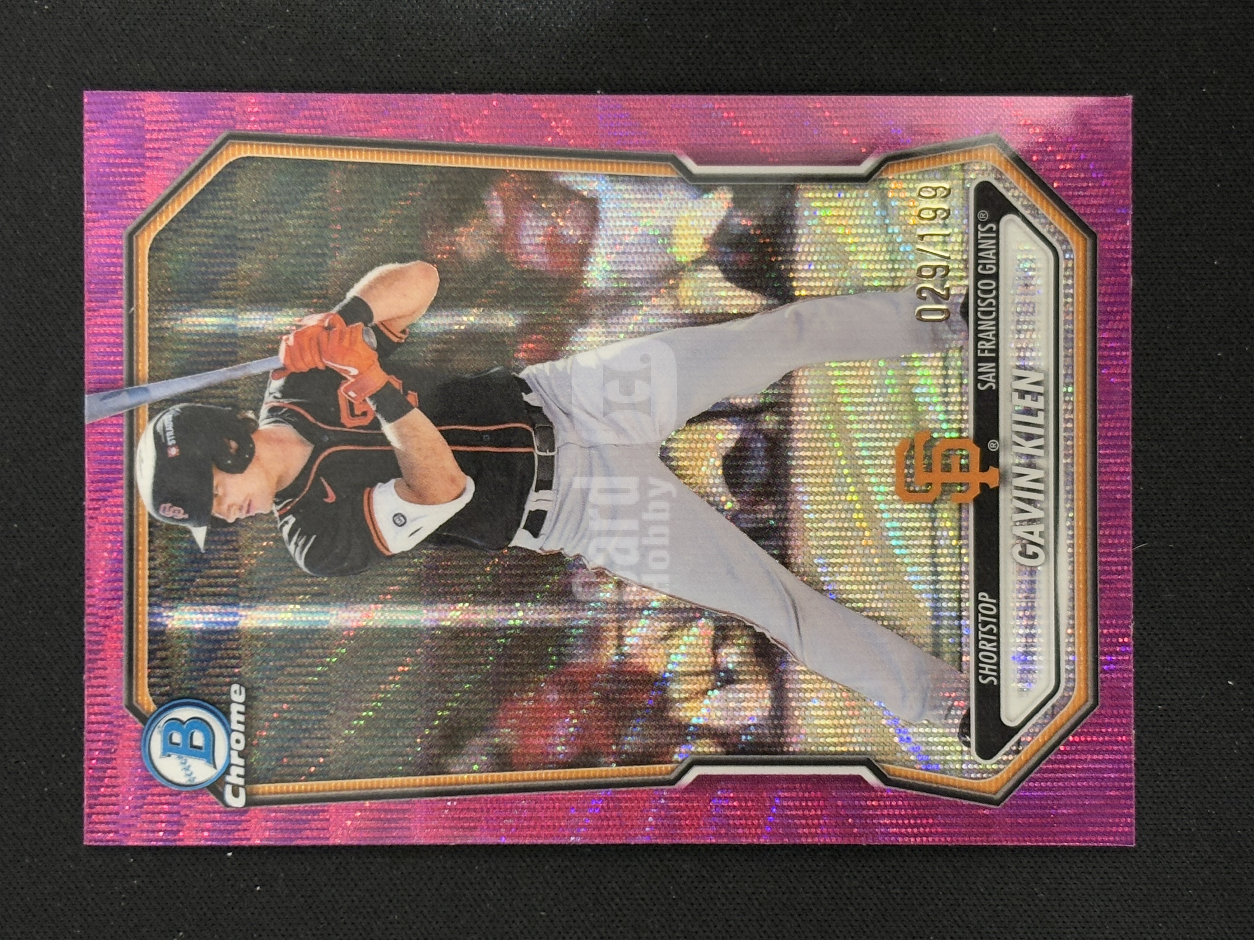 2026 Topps Bowman Gavin Kilen 棒球 MLB 旧金山巨人 加文 基伦 紫波纹折 029/199编 卡品如图 - feng