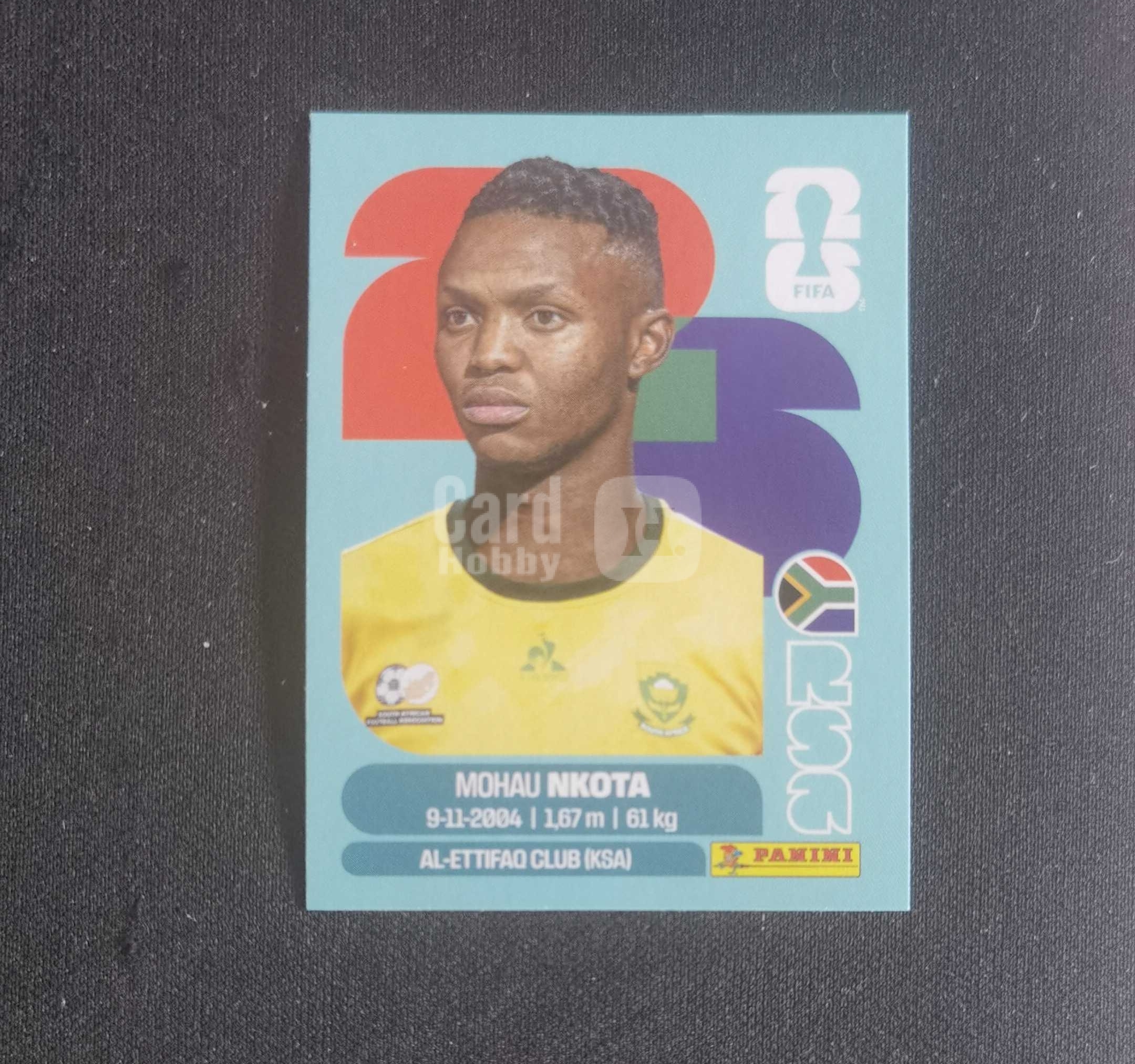 2026 Panini 世界杯贴纸 Mohau Nkota 南非🇿🇦 RSA19 通行卡品 无限累计