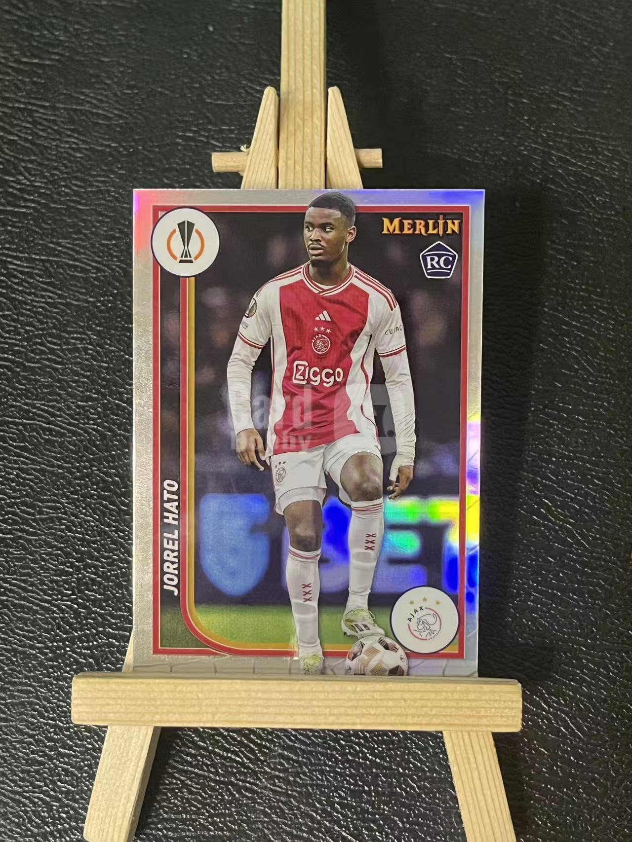 2024 Topps merlin jorrel hato RC 哈托 新秀 阿贾克斯 欧冠 银折 实卡精美 卡品如图 LZ5