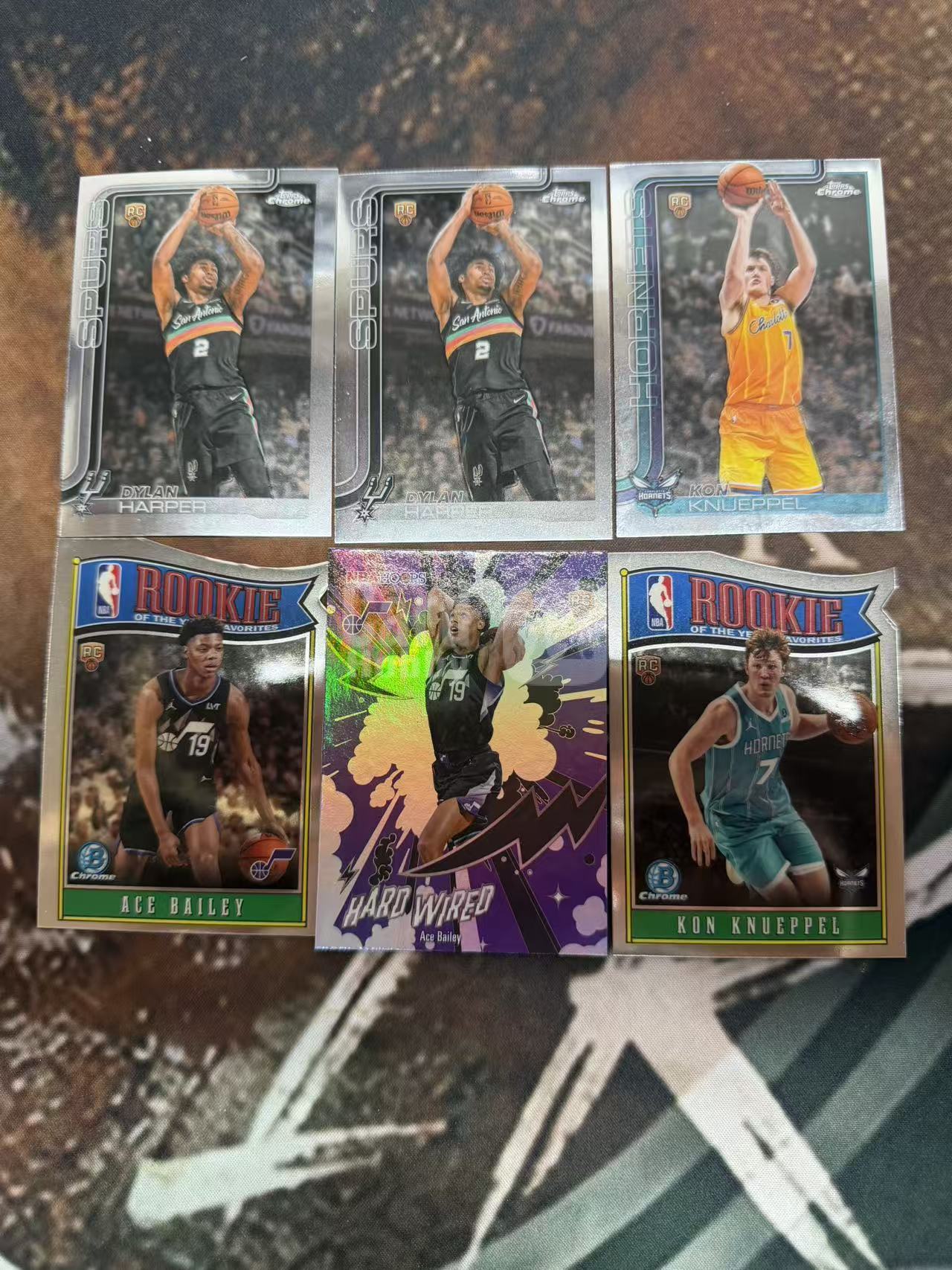 2025-26 Topps Chrome Dylan Harper RC tc 迪伦 哈珀 康 克努佩尔 埃斯 贝利 异形 切割 base 特卡 卡品如图 跑跑