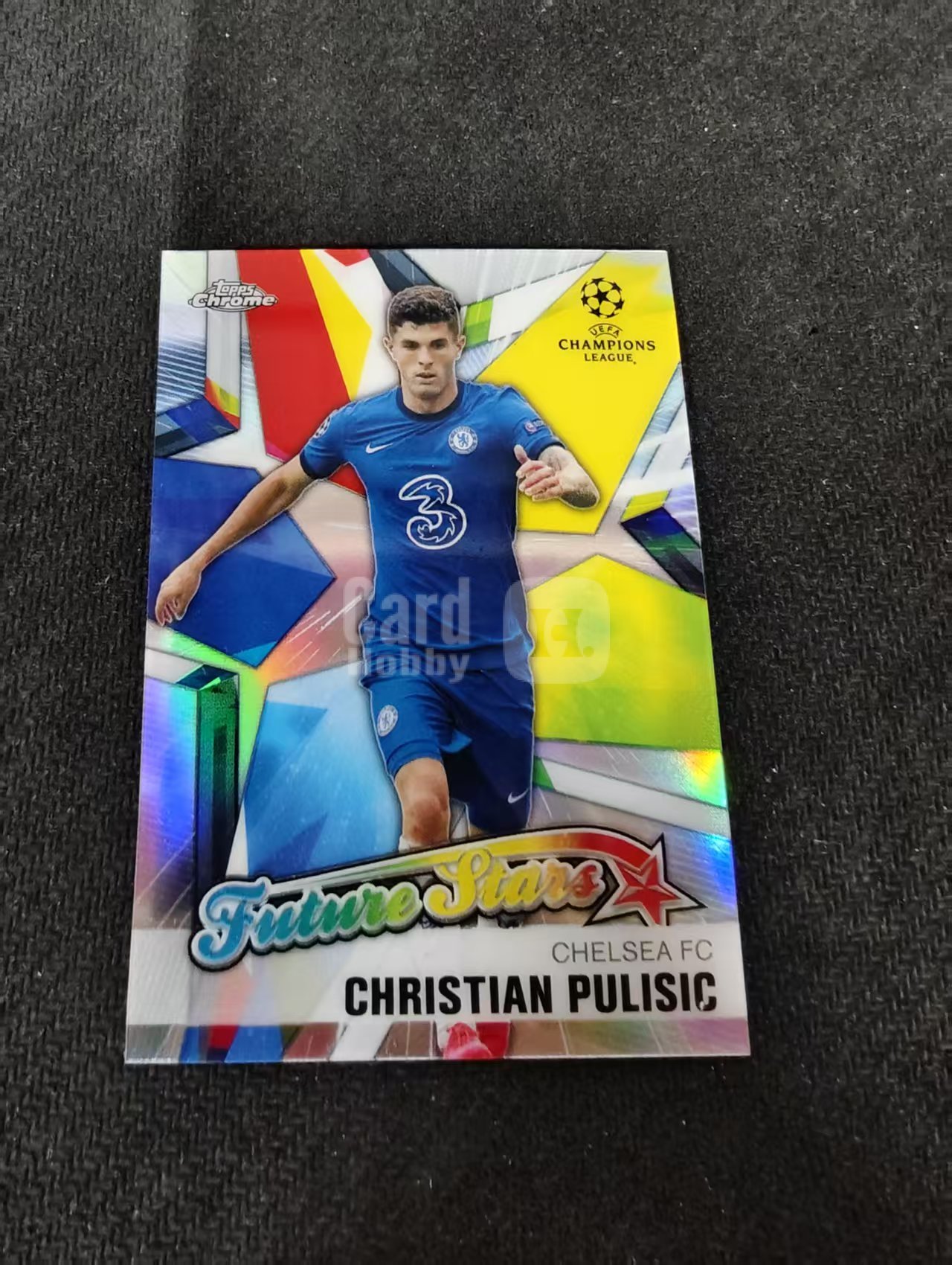 【可合并,不累计】2021 Topps Chrome Christian Pulisic 普利西奇 切尔西 未来之星特卡 欧冠 银折 不保卡品 介意勿拍