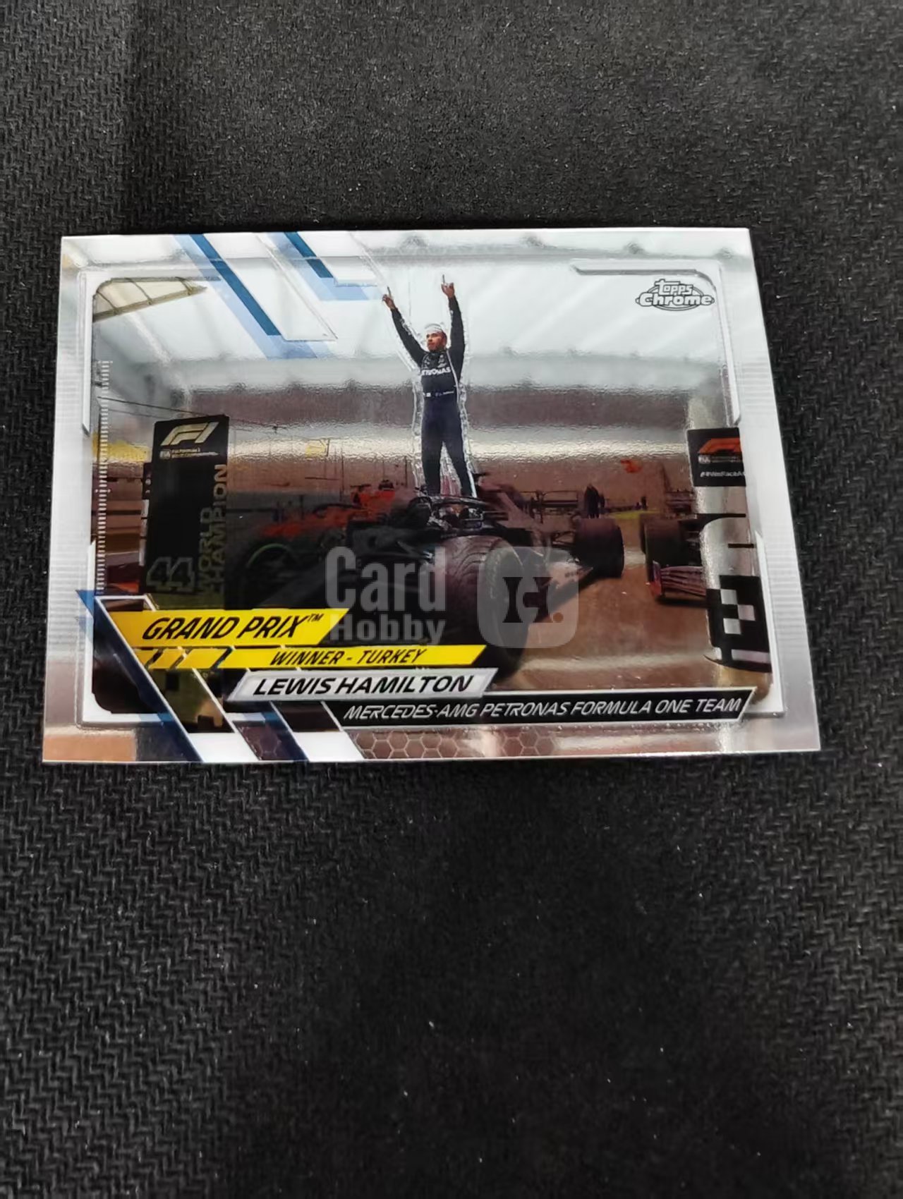 2021 Topps Chrome Lewis Hamilton F1 梅赛德斯奔驰车队 刘易斯 汉密尔顿 划痕 边角瑕疵 #151