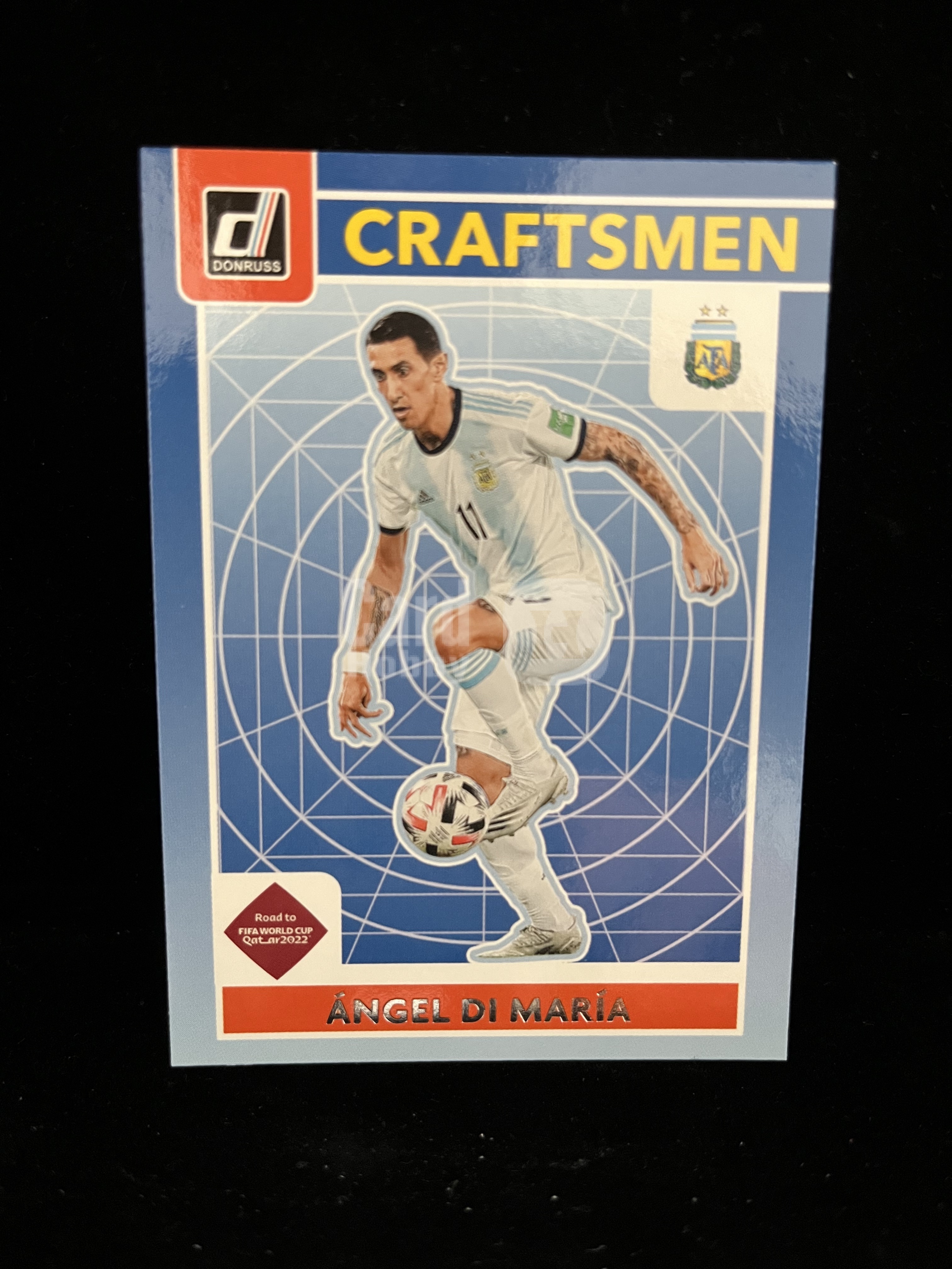 免费代拍 2021 Donruss FIFA World Cup 迪马利亚 Ángel Di María 卡品如图#A837