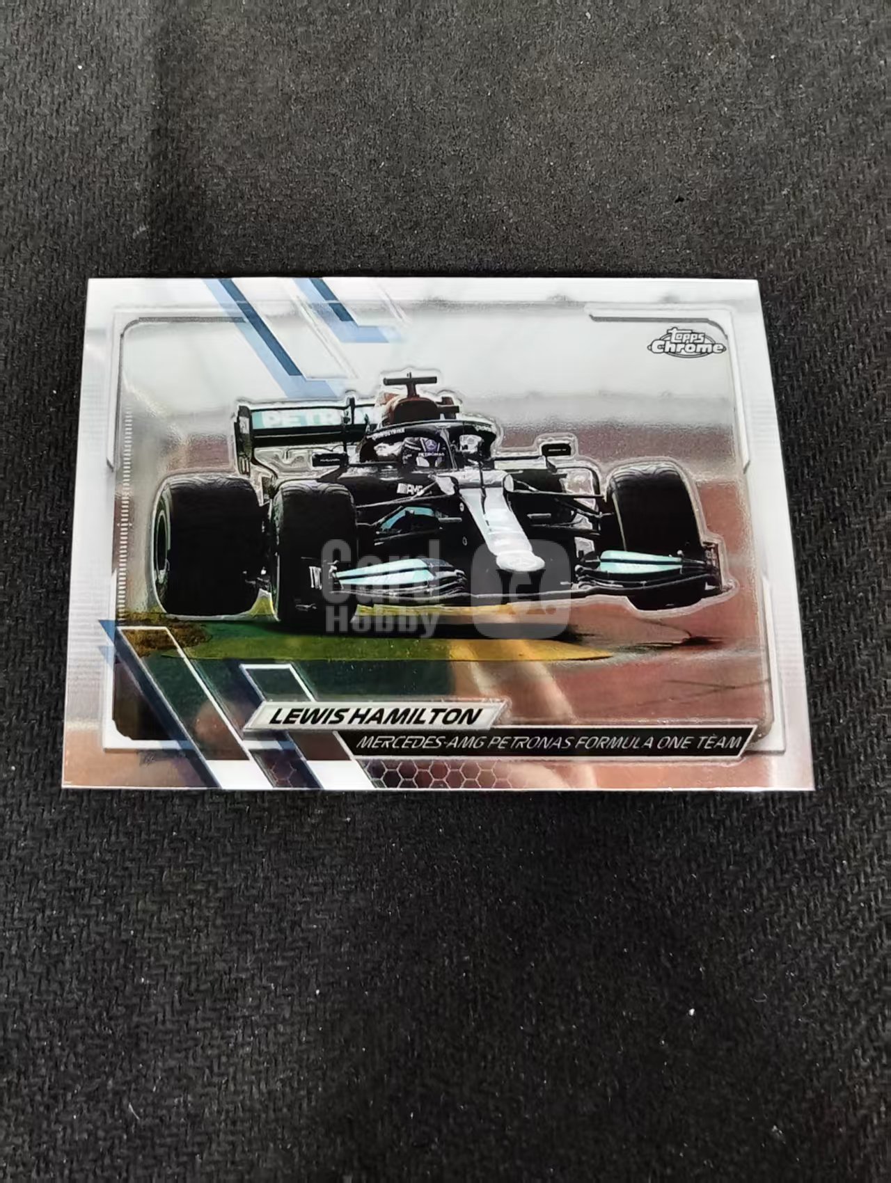 2021 Topps Chrome Lewis Hamilton F1 梅赛德斯奔驰车队 刘易斯 汉密尔顿 划痕 边角瑕疵 #96
