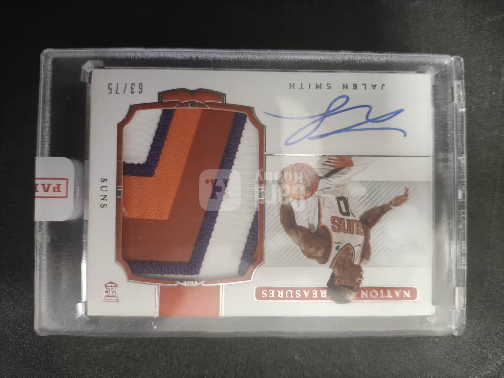 2020-21 Panini National Treasures Jalen Smith RC 国宝 太阳 杰伦史密斯 新秀 RPA 75编 原封砖 签字 卡签 物料 大窗patch 卡品如图