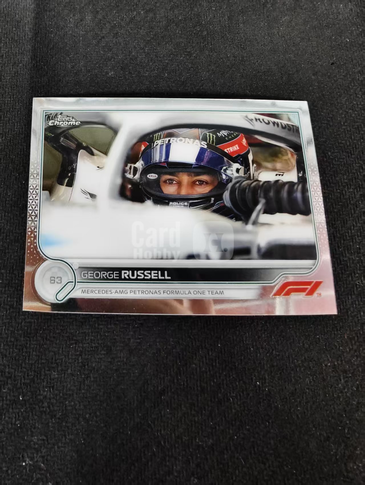 2022 Topps Chrome F1 George Russell 乔治 拉塞尔 梅奔 划痕 边角瑕疵#19