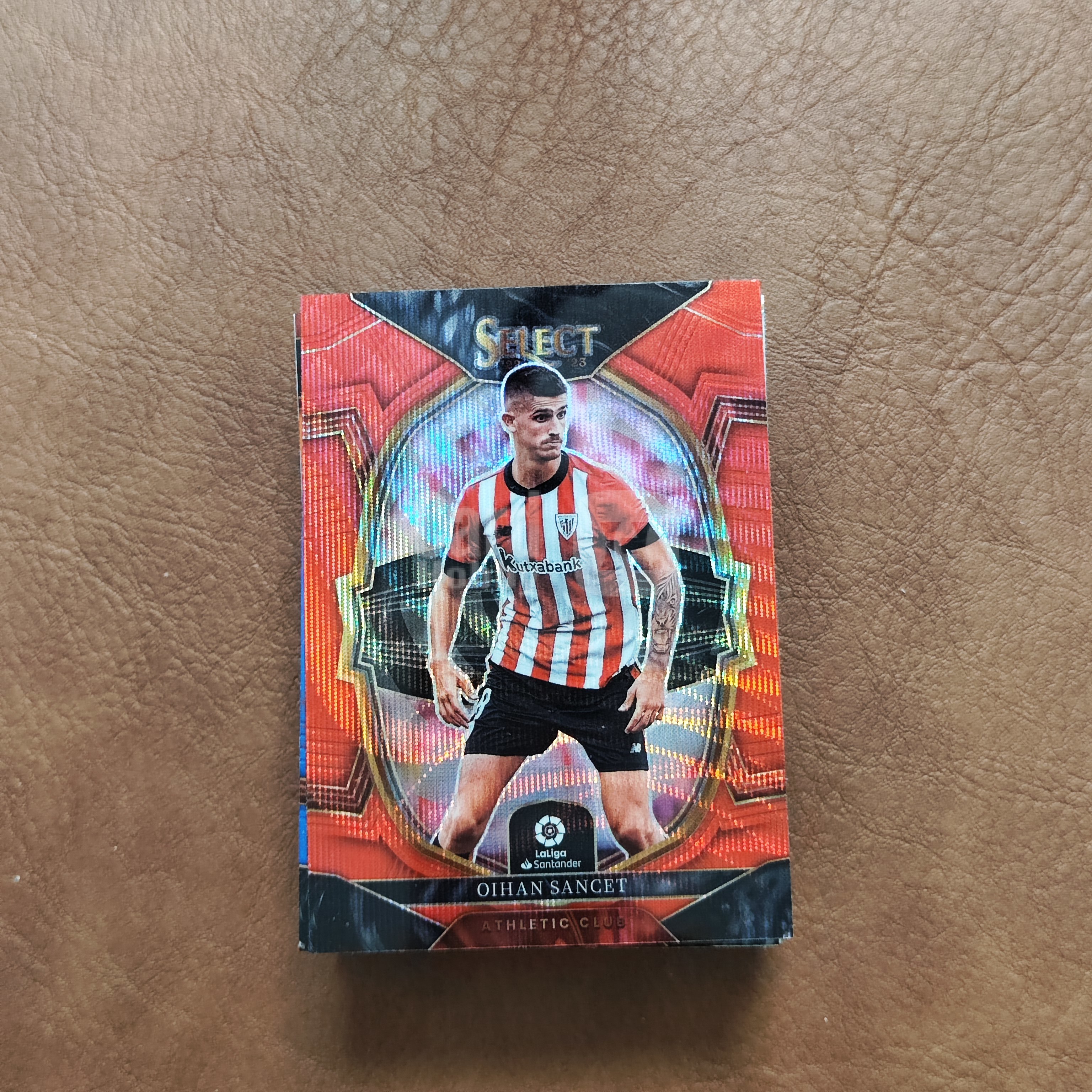 2022-23 【YM拍卖-代卖/回收】 panini 折射 Oihan Sancet 奥伊汉 桑塞特 毕尔巴鄂竞技  select 特卡 红折 Y0106