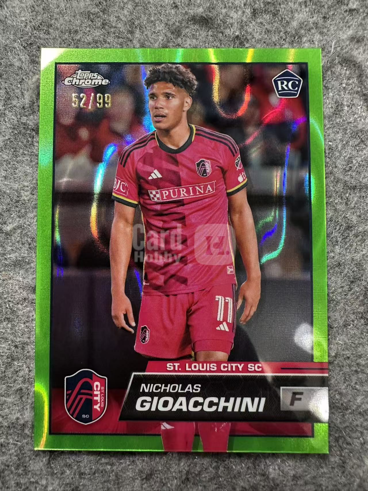 2023 Topps Chrome Nicholas Gioacchini RC MLS 美职联 新秀RC 尼古拉斯乔亚基尼 新秀碎点折 99编 收藏