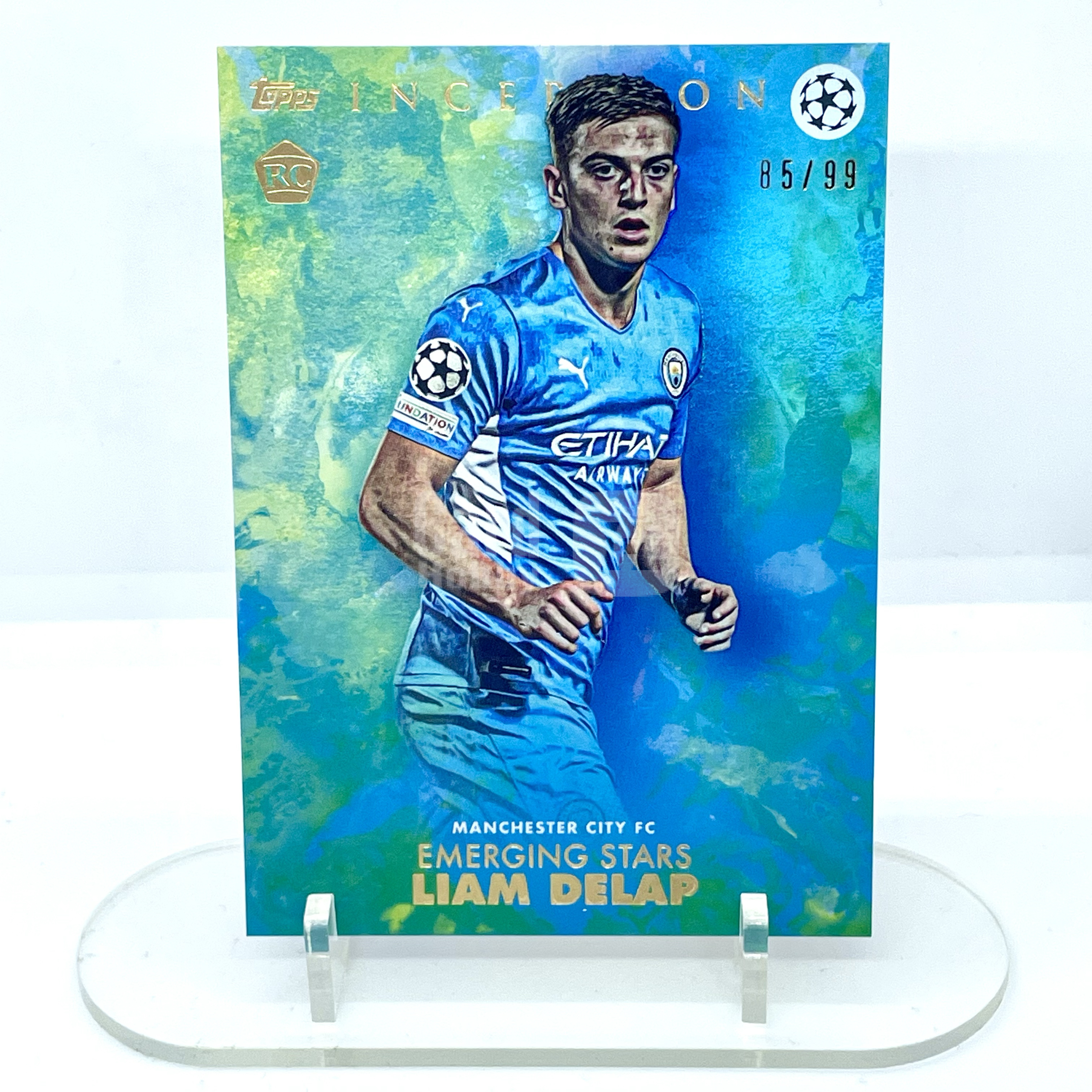 2122 Inception Manchester City Liam Delap RC Emerging Stars 85/99编 潜力新星 德拉普 新秀 曼城 盗梦空间 切尔西【芥末-阿玮/庸】