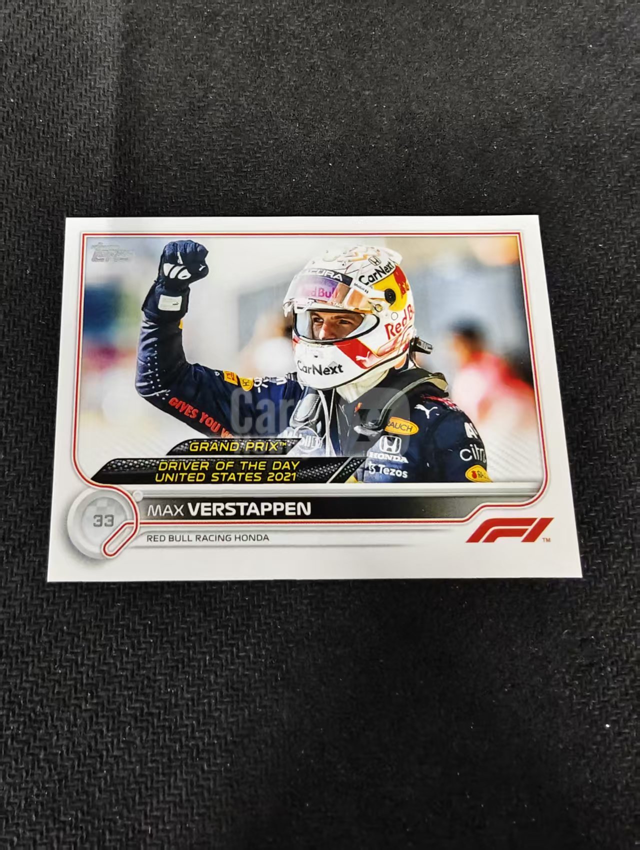 2022 Topps Chrome F1 Max Verstappen 维斯塔潘 红牛 划痕 边角瑕疵 @188