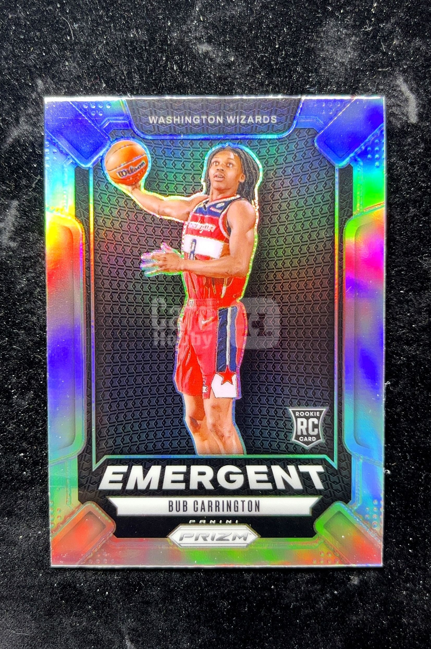【小白1%代卖】2024 Panini Prizm Emergent 新兴 Bub Carrington 布布·卡林顿 银折 折射 新秀 RC 卡品如图 高价值 #20 0702