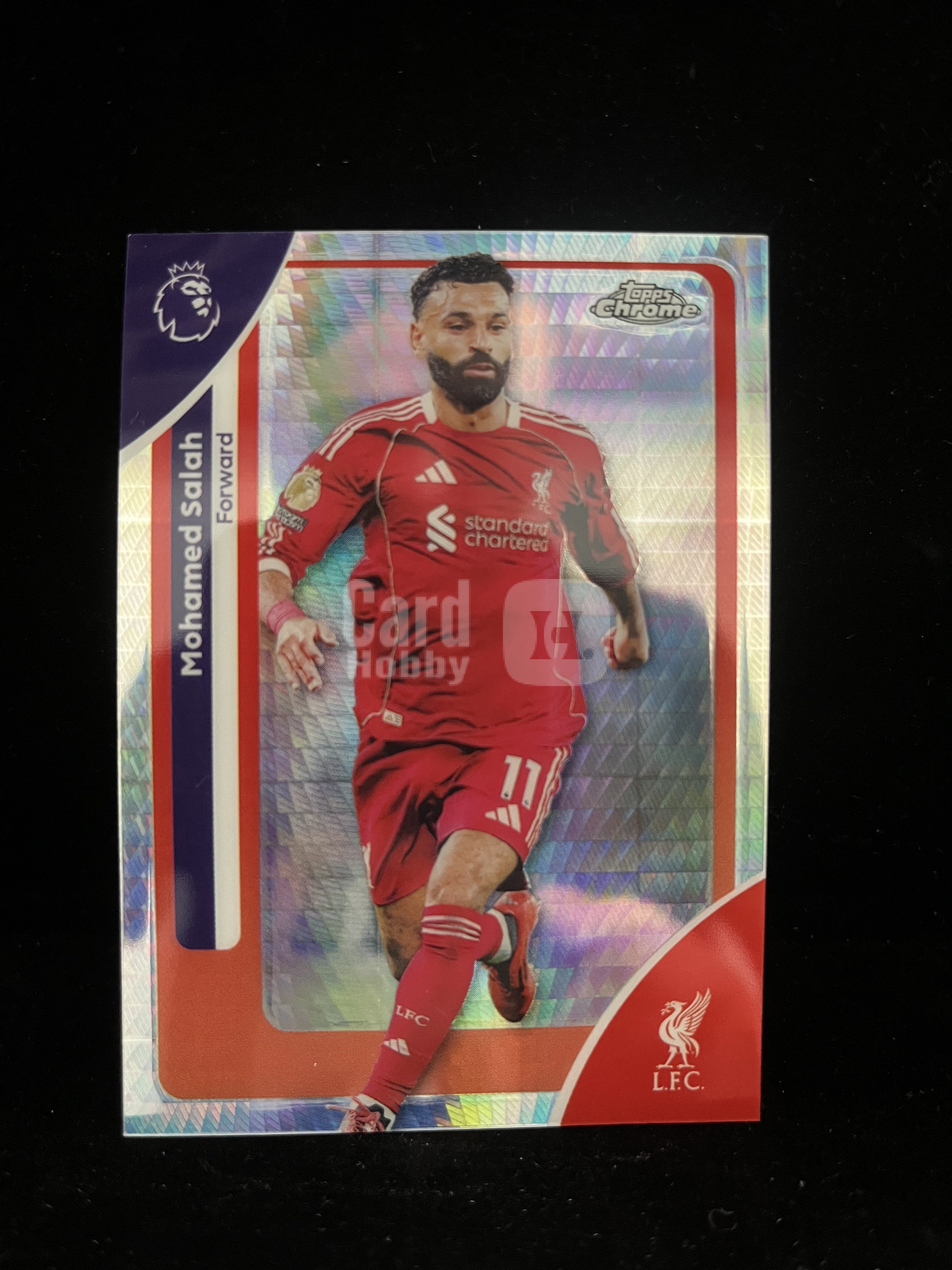 免费代拍 2025 Topps Chrome 英超 萨拉赫 Mohamed Salah 折射 卡品如图#A区059