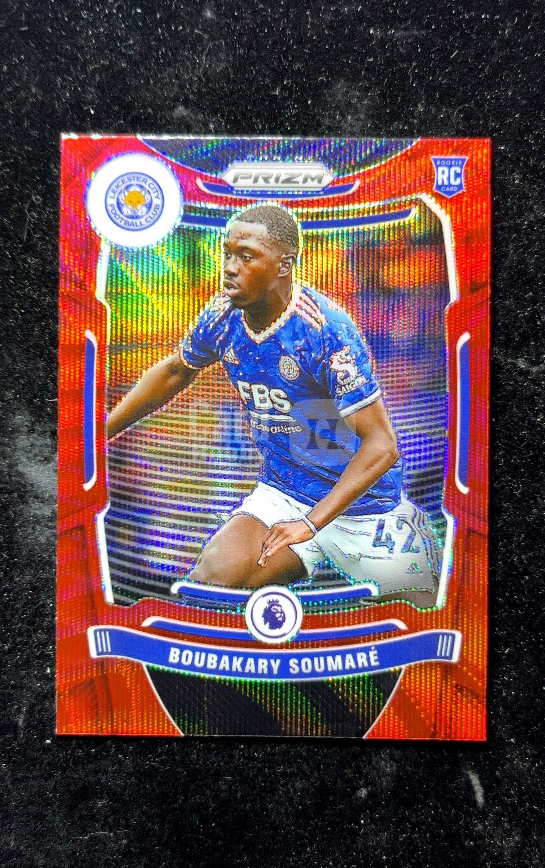 【小白1%代卖】2021 Panini Prizm RC 新秀 Boubakary Soumaré 布巴卡尔·苏马雷 红Wave折 折射 新秀 RC 卡品如图 高价值 #26 0625