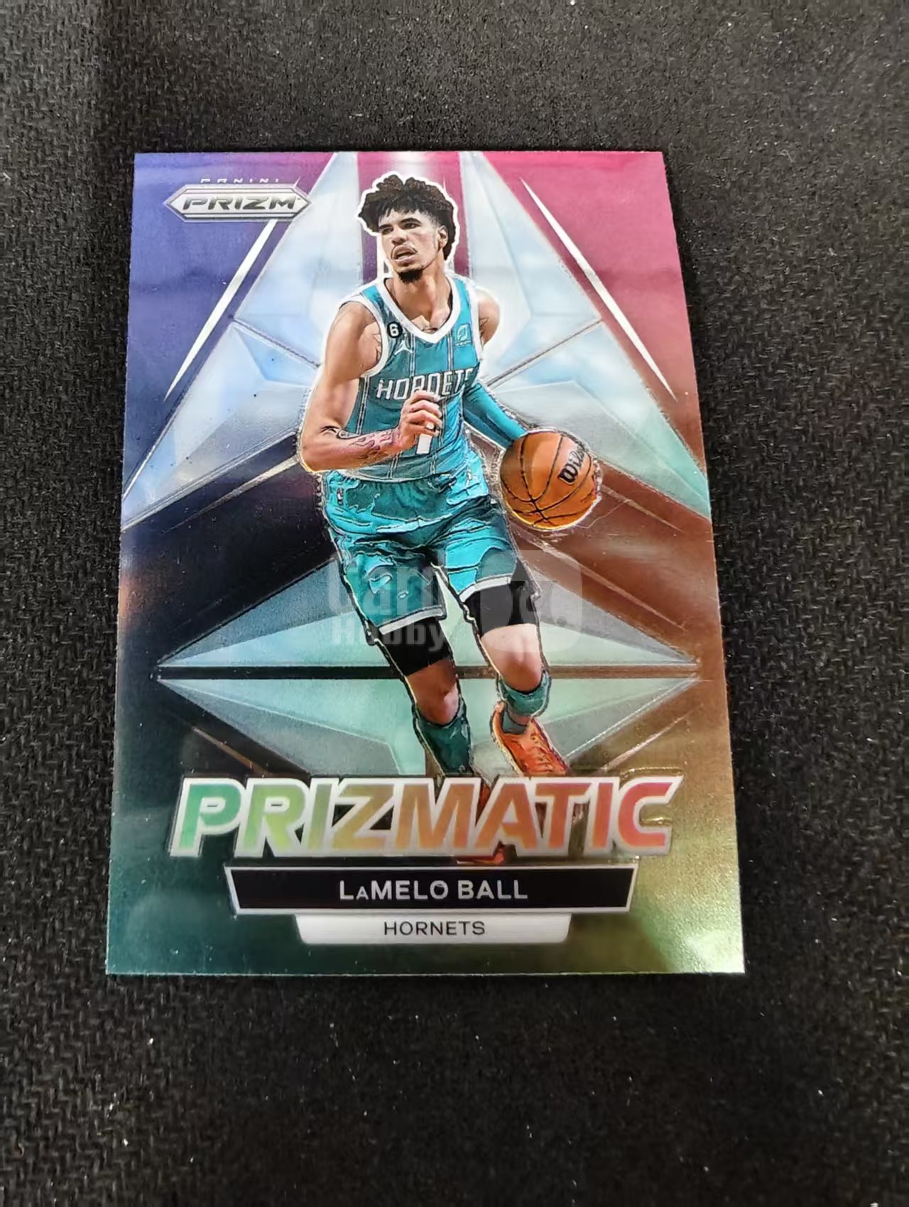 【可合并,不累计】2022-23 Panini Prizm LaMelo Ball PZ 拉梅洛 鲍尔 三球 黄蜂 棱镜特卡 PZ 不保卡品 介意勿拍 #26