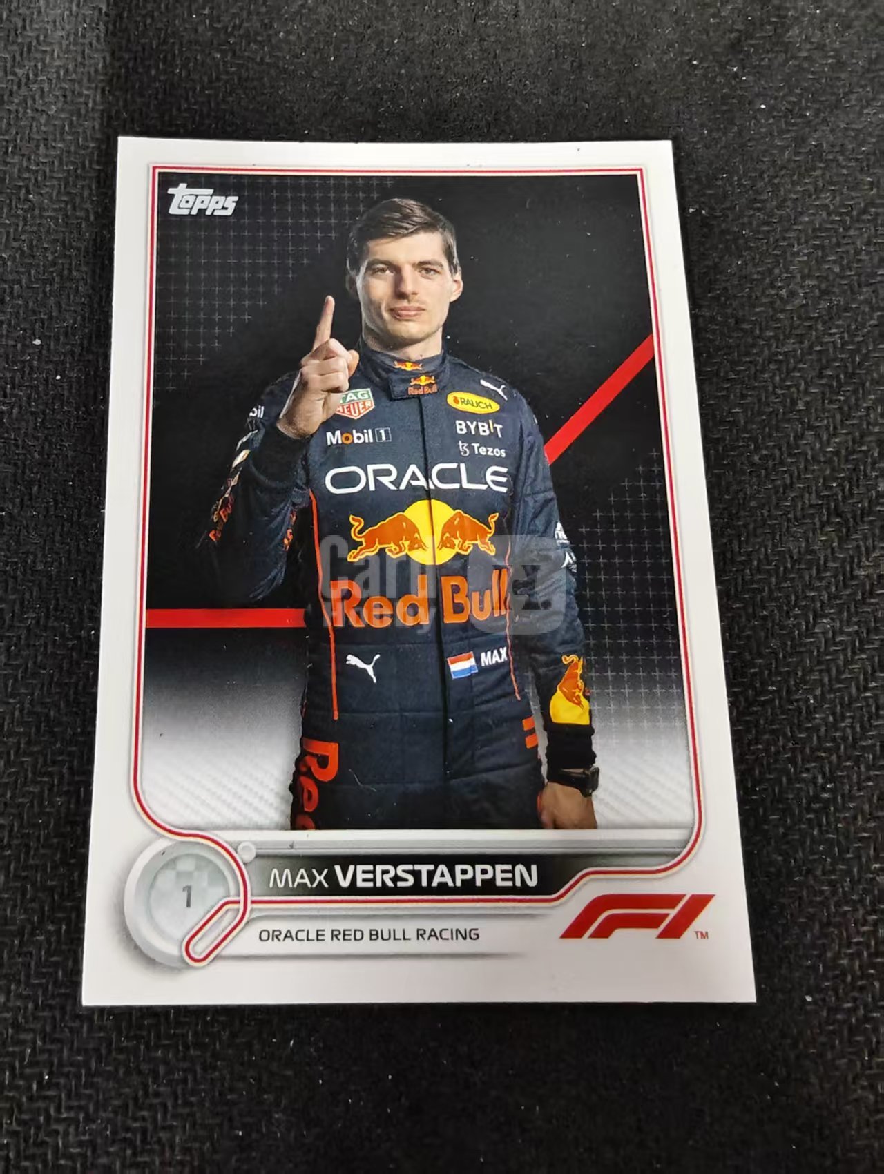 2022 Topps Chrome F1 Max Verstappen 维斯塔潘 红牛 划痕 边角瑕疵 @1