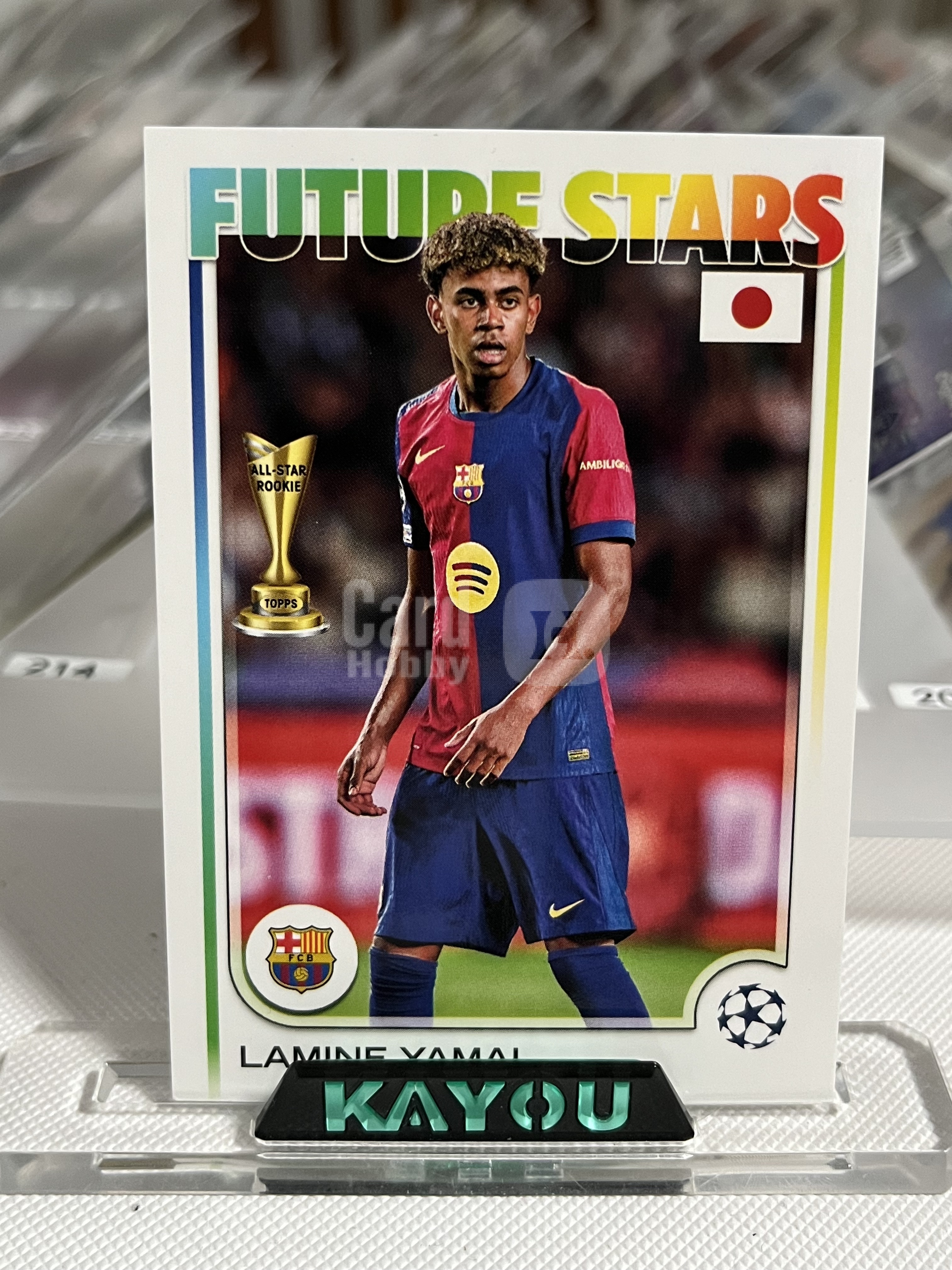 2024-25 Topps Future Stars Lamine Yamal 拉明·亚马尔 巴塞罗那 全明星新秀 卡品如图接代拍#205