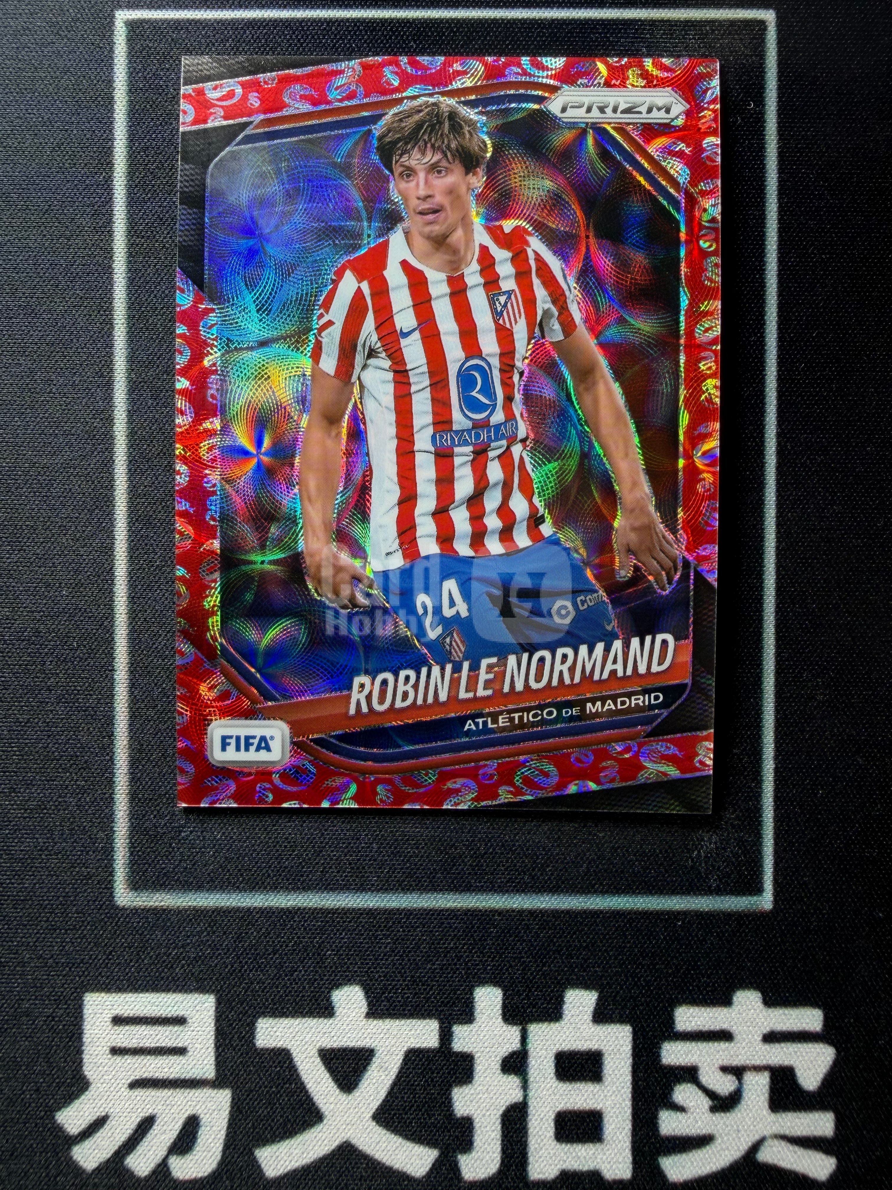 【易文拍卖 超级回款】2025-26 Panini Prizm FIFA PZ ROBIN LE NORMAND 皇家社会 诺曼德 马竞西班牙 32/48编 蛇纹折 卡品如图#洋