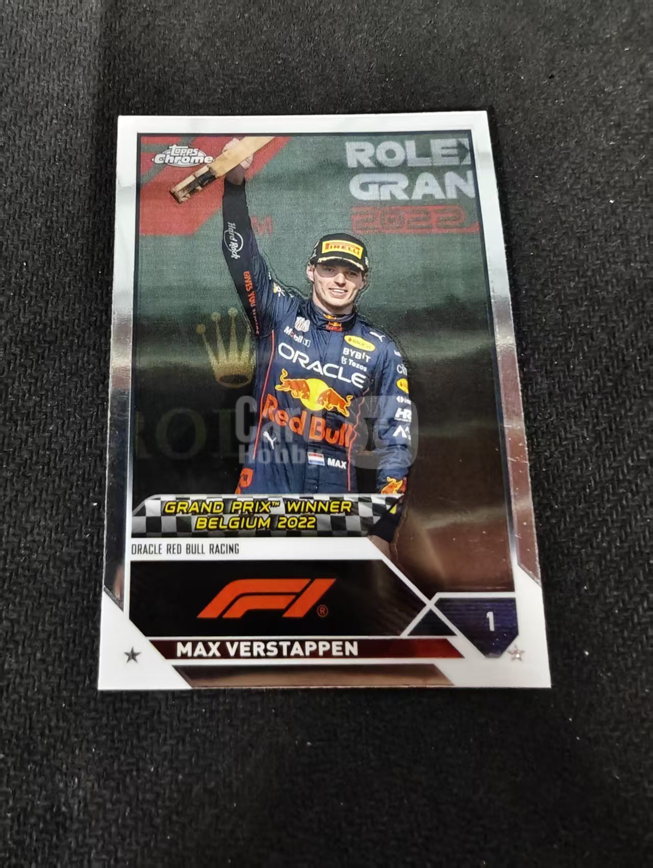 2023 Topps Chrome F1 Max Verstappen 维斯塔潘 红牛 划痕 边角瑕疵 #157