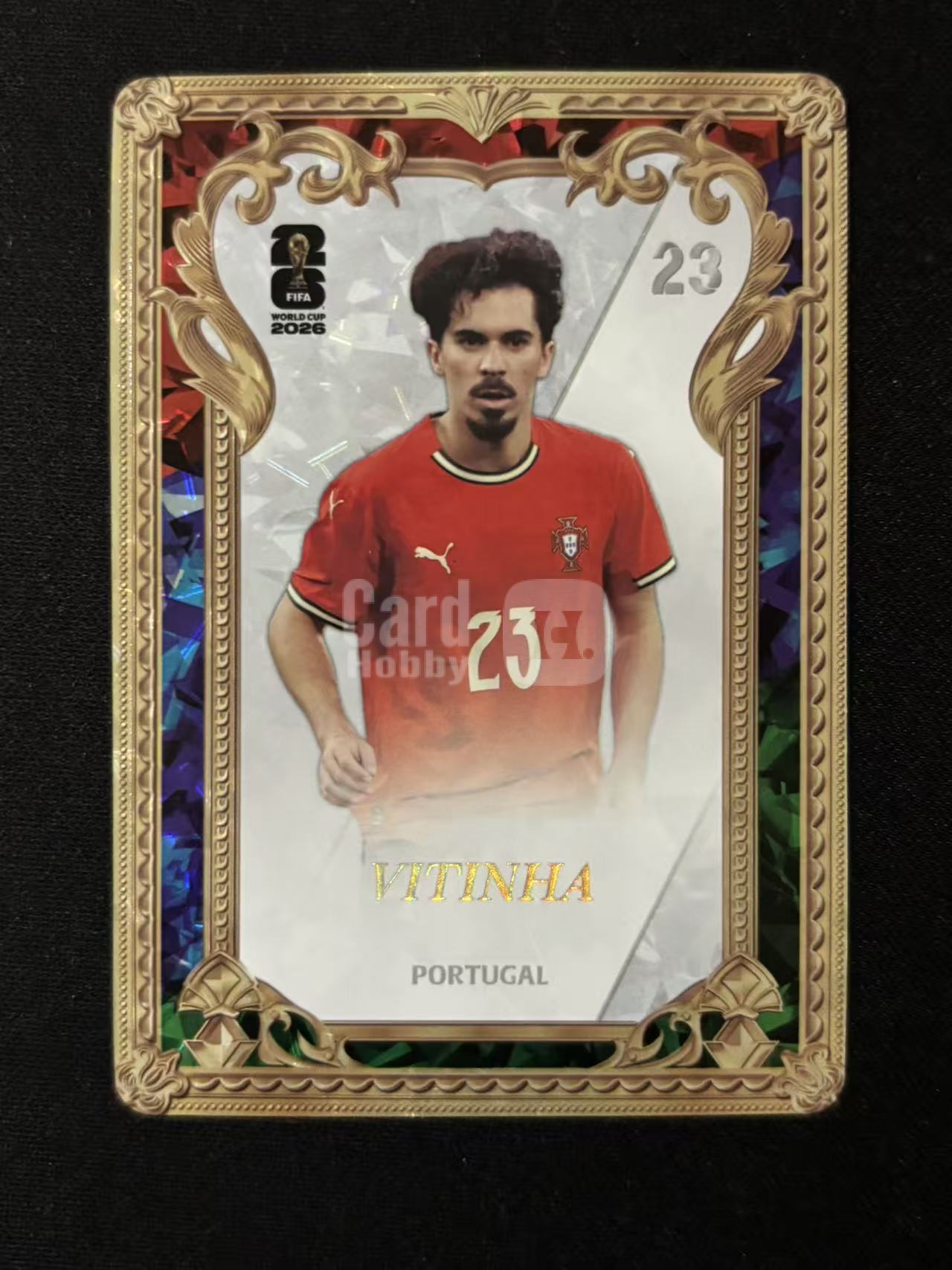 【星辰】2026 Panini 卡游 FIFA WORLD CUP 世界杯 10元包 薄卡 铭金卡 维蒂尼亚 葡萄牙 中场 VITINHA 实卡精美