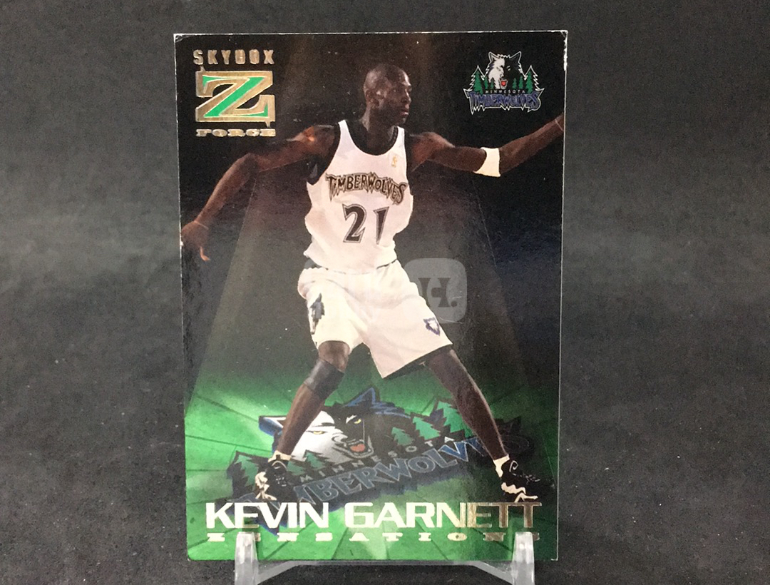 【DC拍卖】4.13(微瑕)1997-98 SkyBox Z-Force Kevin Garnett Timberwolves 加内特森林狼 Z-Force 特卡 收藏佳品