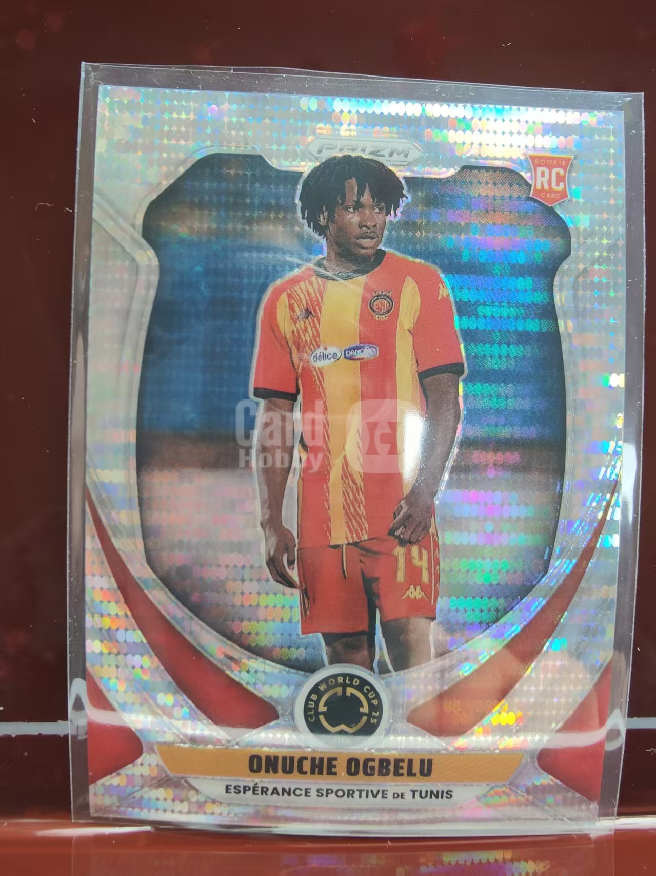 2025 Panini Prizm onuche ogbelu 突尼斯希望 奥努什 奥格贝卢 尼日利亚 新秀RC  银脉冲折 世俱杯PZ 卡品如图 C030C