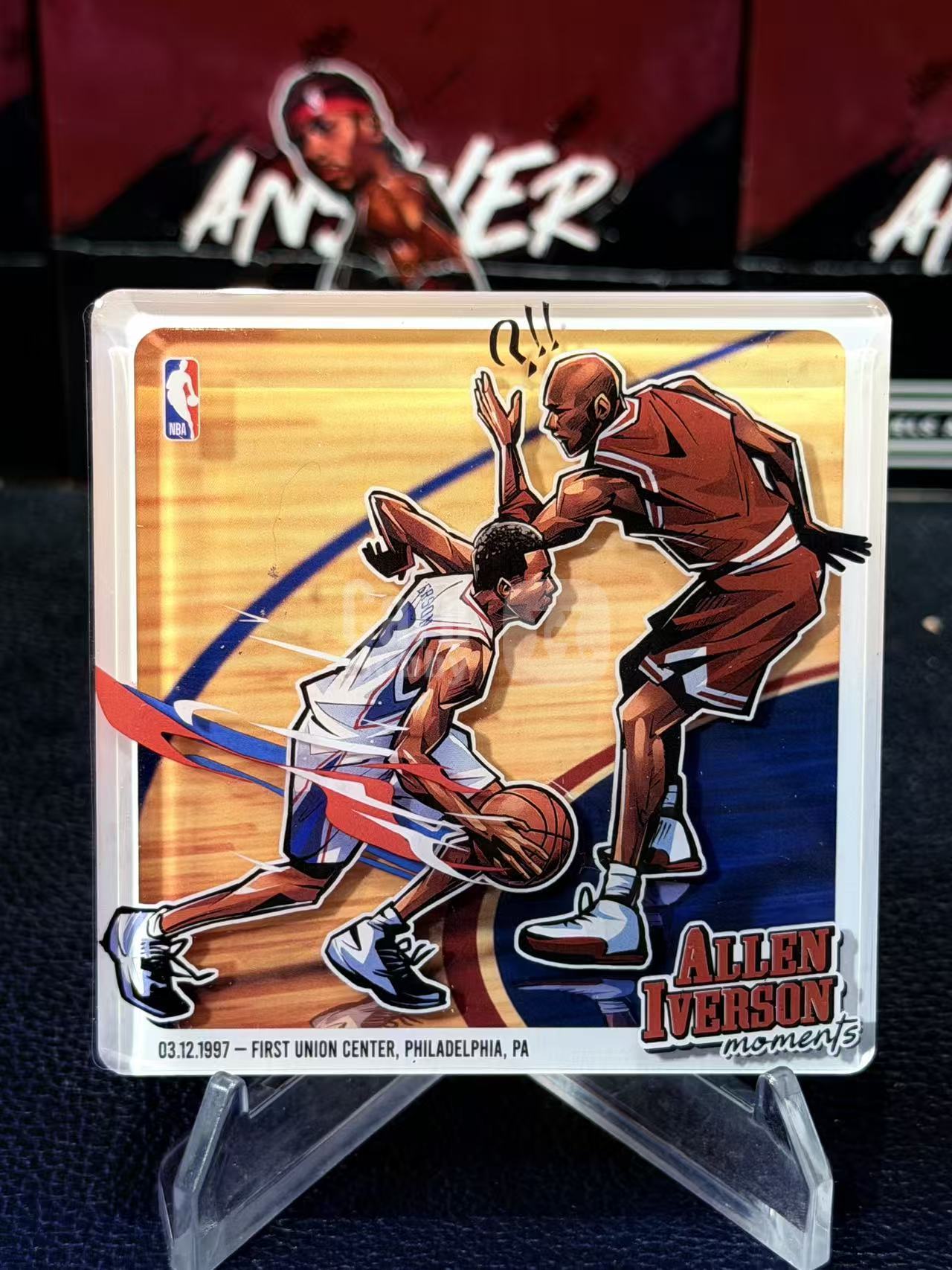 2026 Nuts Collec 艾弗森时刻系列磁吸贴 Allen Iverson 冰箱贴 晃过神 4 乔丹