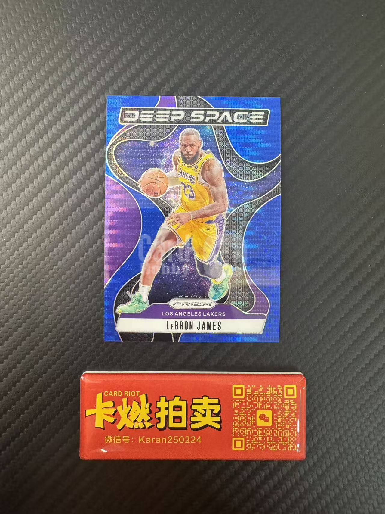 2024-25 Panini prizm LeBron James PZ 湖人 勒布朗 詹姆斯 老詹 /99编 折射 蓝脉冲折 特卡 值得收藏 不保卡品 DDD15