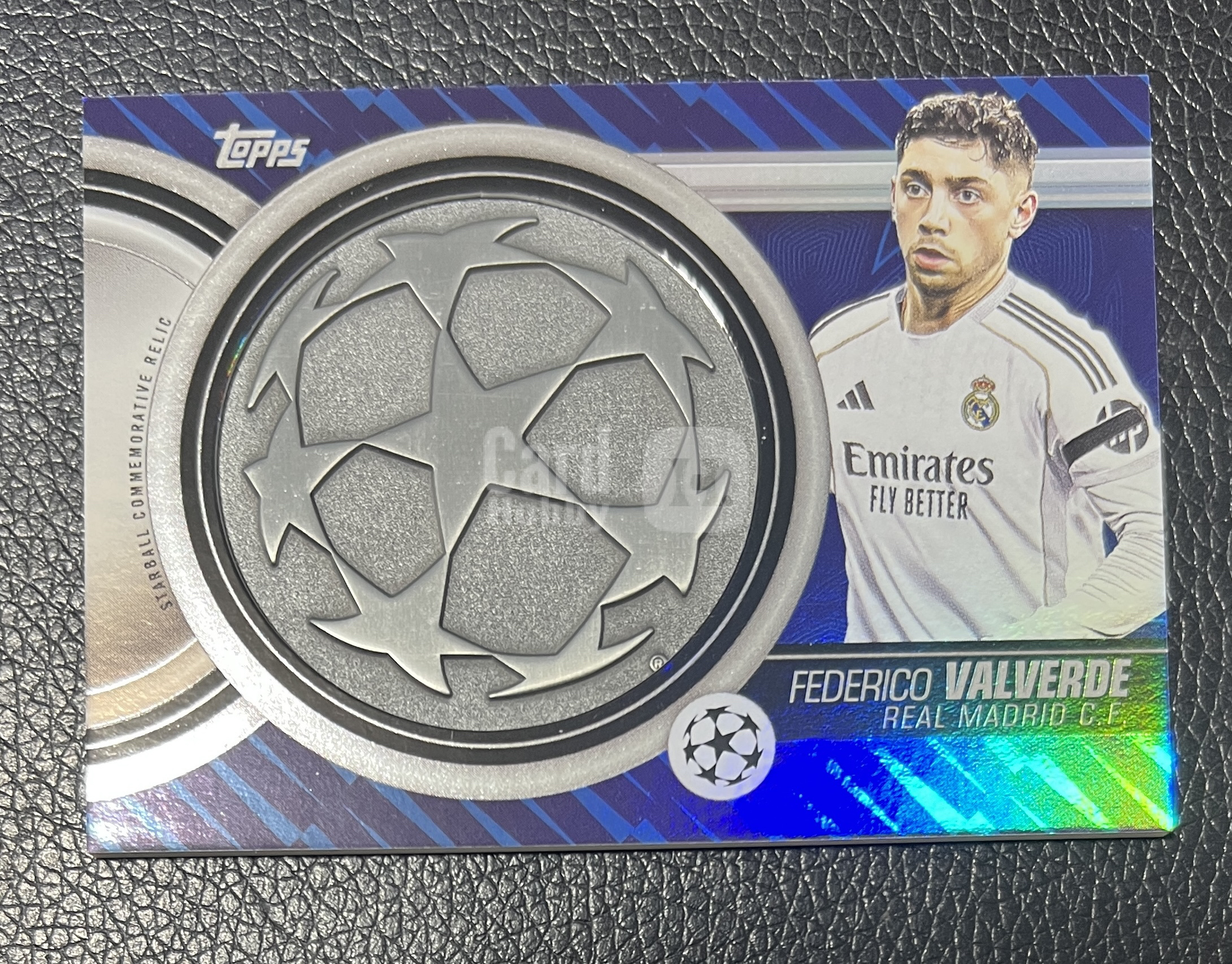 2026 Topps Topps Federico Valverde 巴尔韦德 UCC 欧冠铁标 皇马中场核心 乌拉圭队长 实卡超美 收藏投资 卡品如图