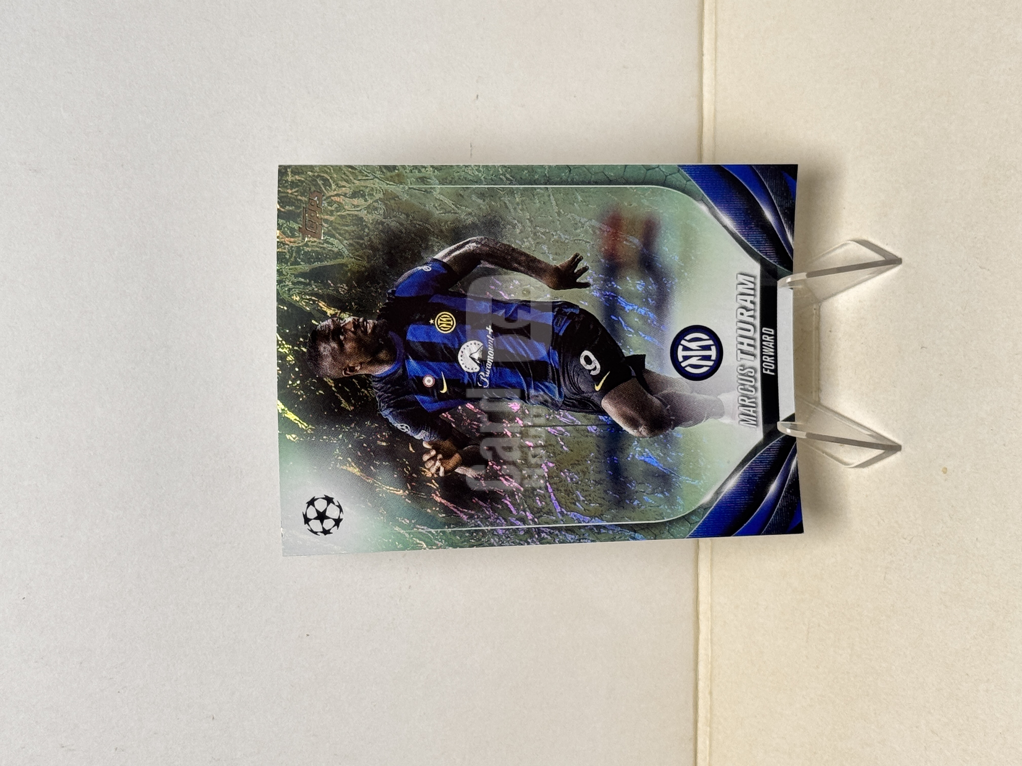 2024 Topps UCC Marcus Thuram 欧冠 碧玉 图拉姆 法国 国际米兰 碧玉折 折射 实卡精美 收藏必备 卡品如图【星爷代拍】K1-3