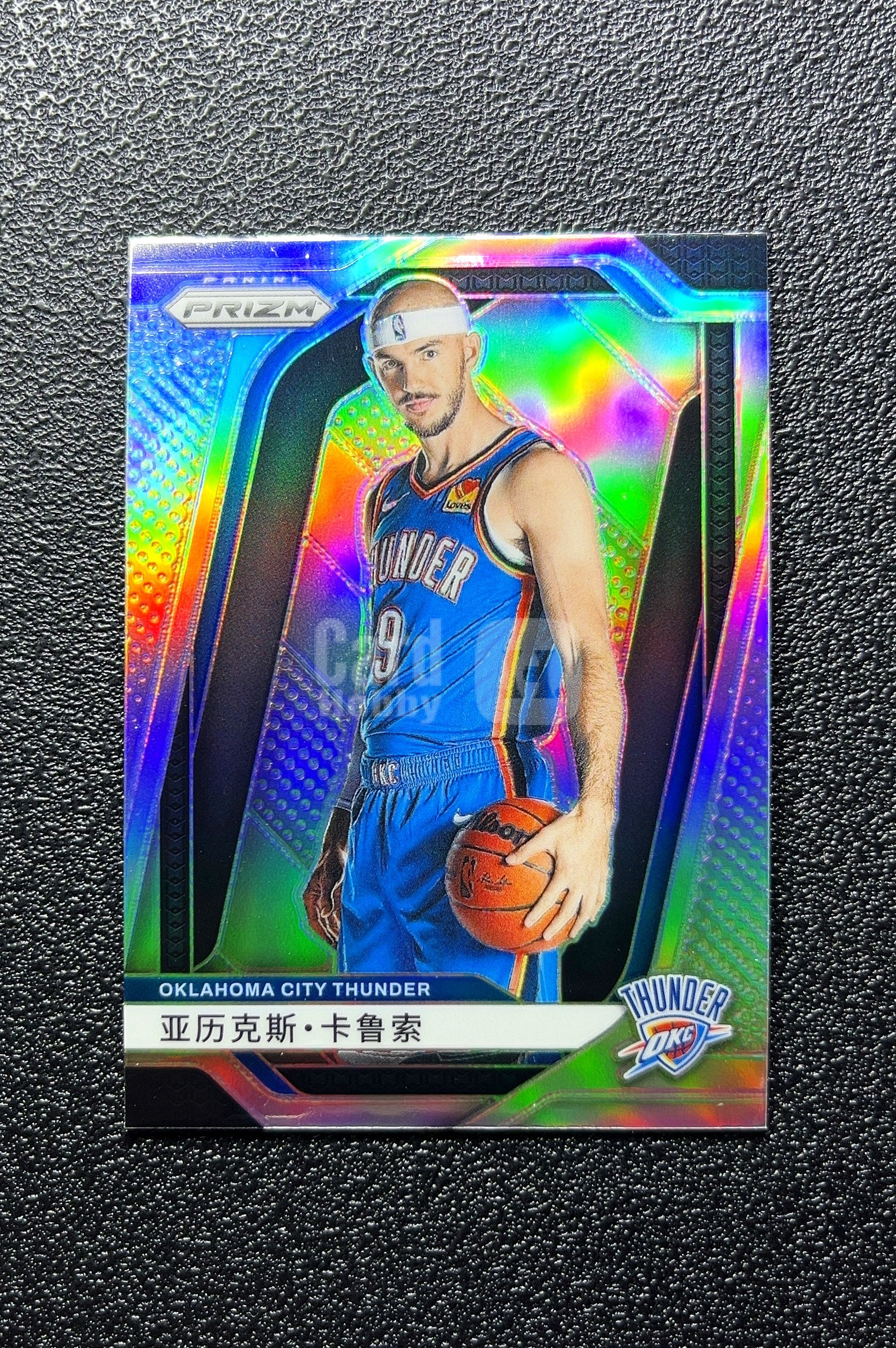 【小白1%代卖】2024-25 Panini Prizm Alex Caruso 亚历克斯·卡鲁索 银折 折射 卡品如图 高价值 #83 Oklahoma City Thunder 0712
