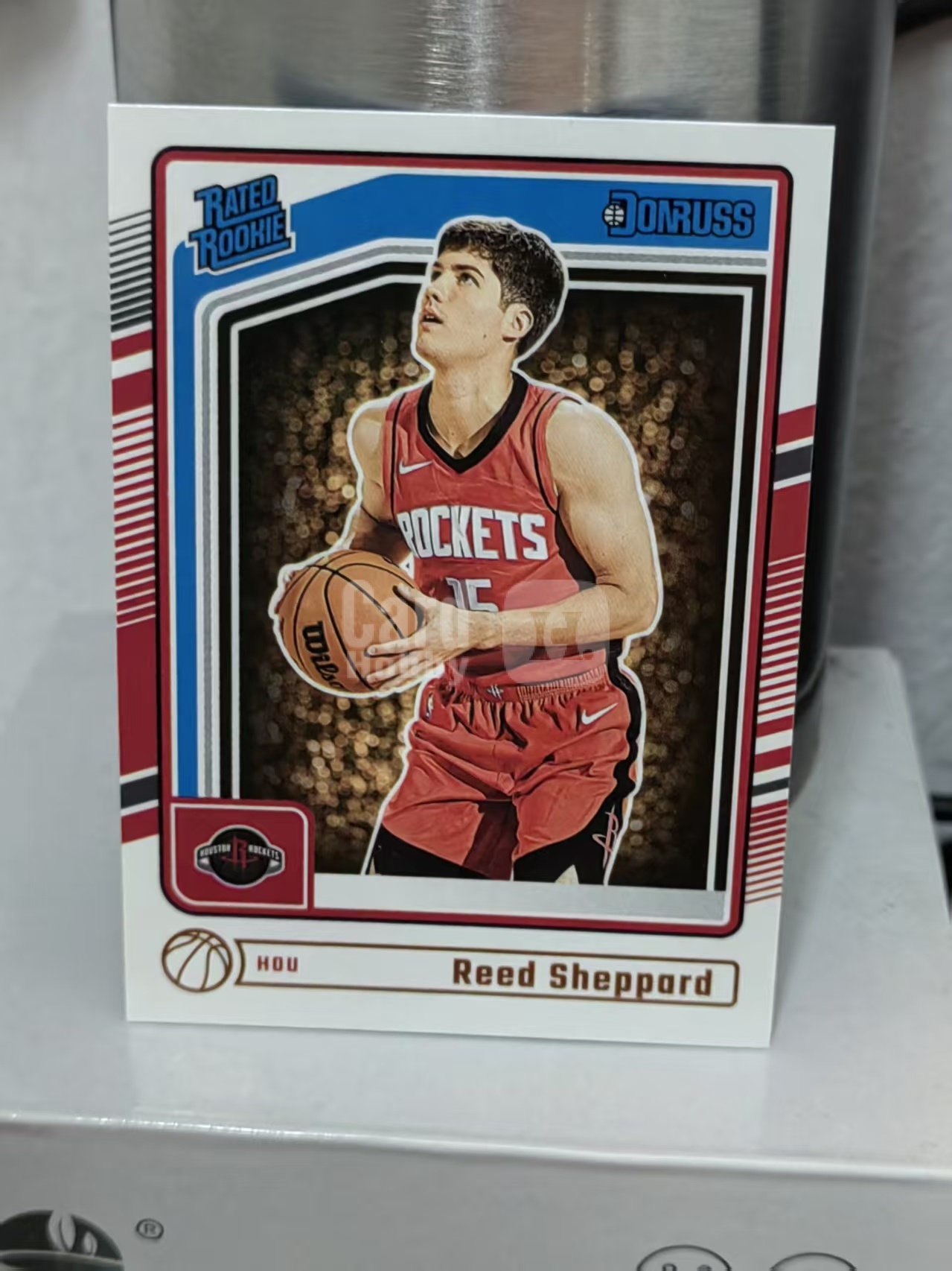 2024-25 Panini Donruss Reed Sheppard RC 杜蕾斯 里德 谢泼德 休斯顿火箭 新秀 篮 白边白角 不保卡品 卡品如图