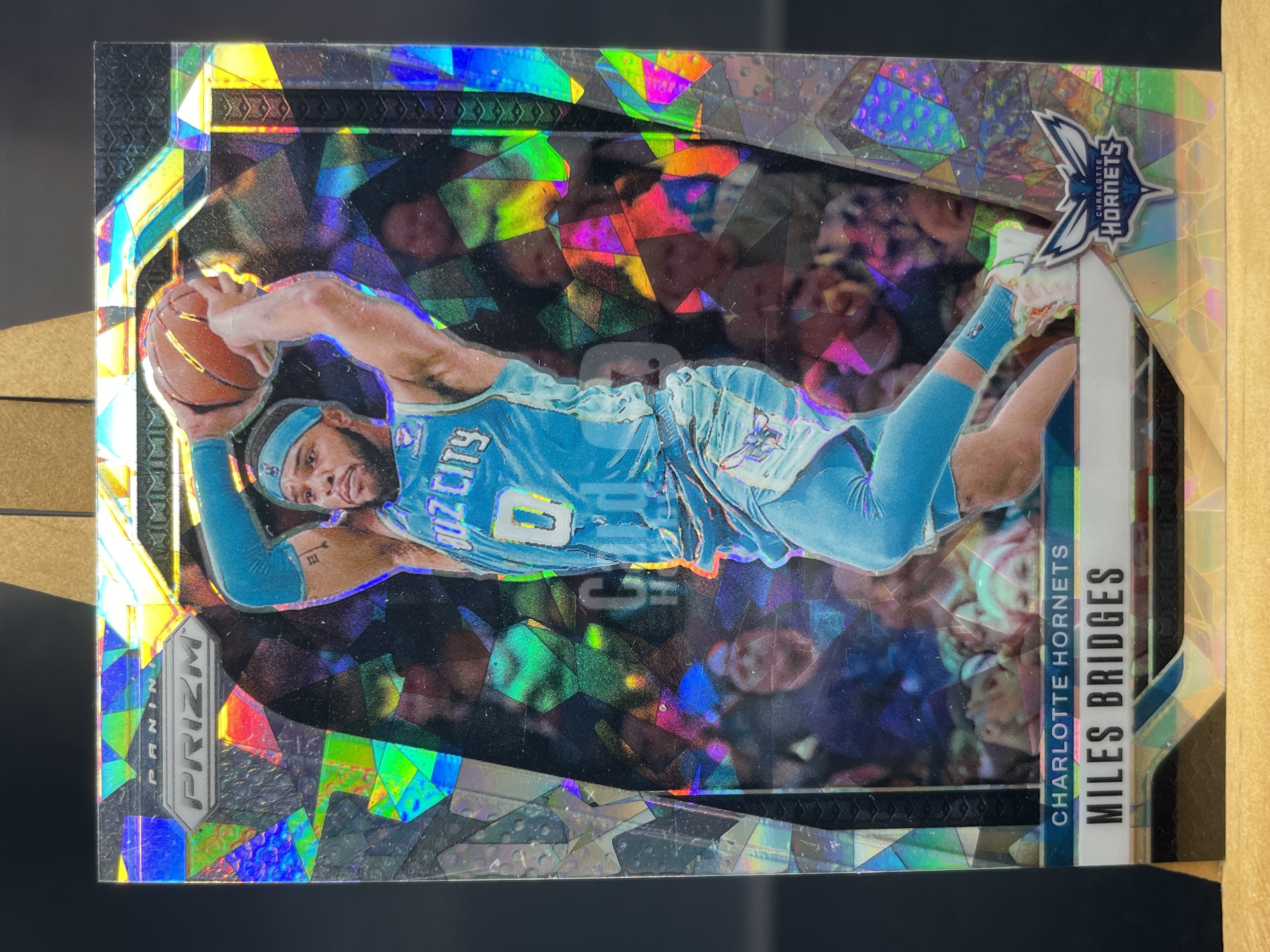 ( C2 ) 2024-25 PANINI PRIZM 白碎冰 ‌ 迈尔斯 布里奇斯  黄蜂  近期大热球星 收藏必备 卡品如图  ! ! !