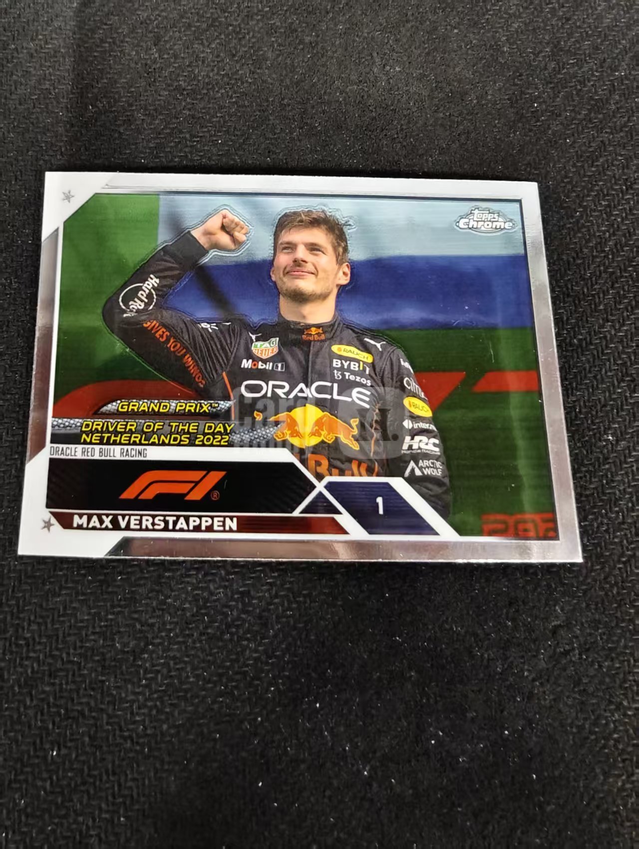 2023 Topps Chrome F1 Max Verstappen 维斯塔潘 红牛 划痕 边角瑕疵 #180