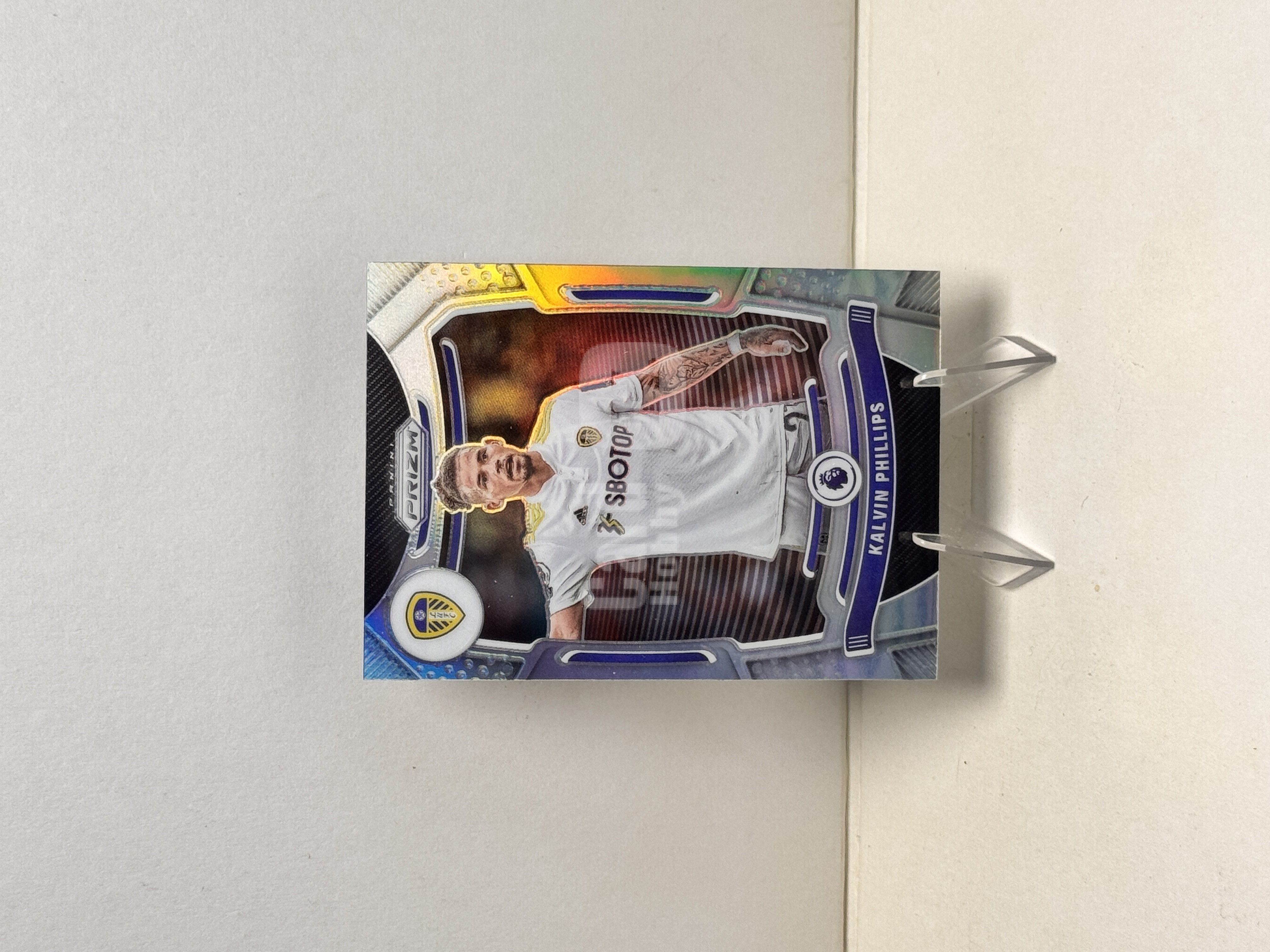 2021-22 Panini Prizm Kalvin Phillips 英超PZ 利兹联 卡尔文 菲利普斯 银折 折射 实卡精美 收藏必备 卡品如图 【星爷代拍】B2-1