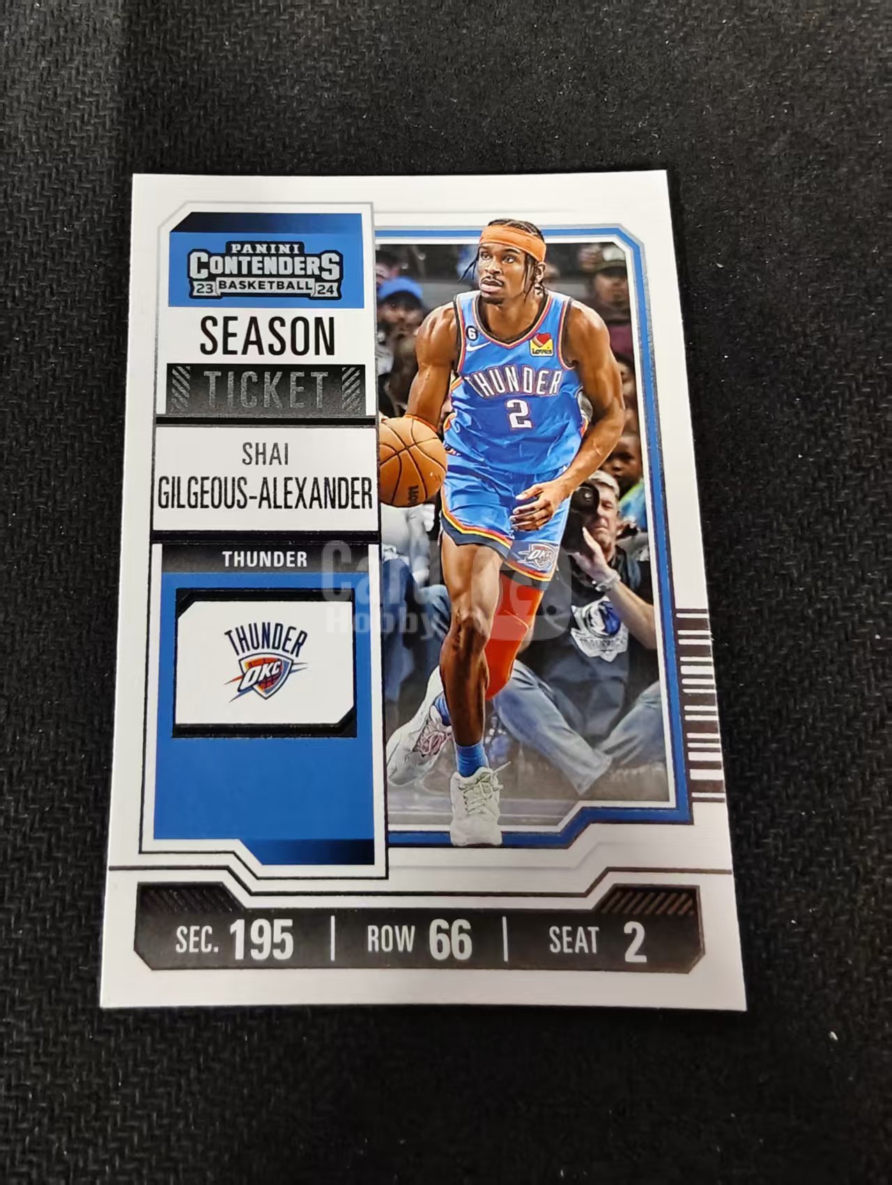 【可合并,不累计】2023-24 Panini Contenders Shai Gilgeous-alexander 球票 吉尔吉斯 亚历山大 雷霆 边角瑕疵 #52