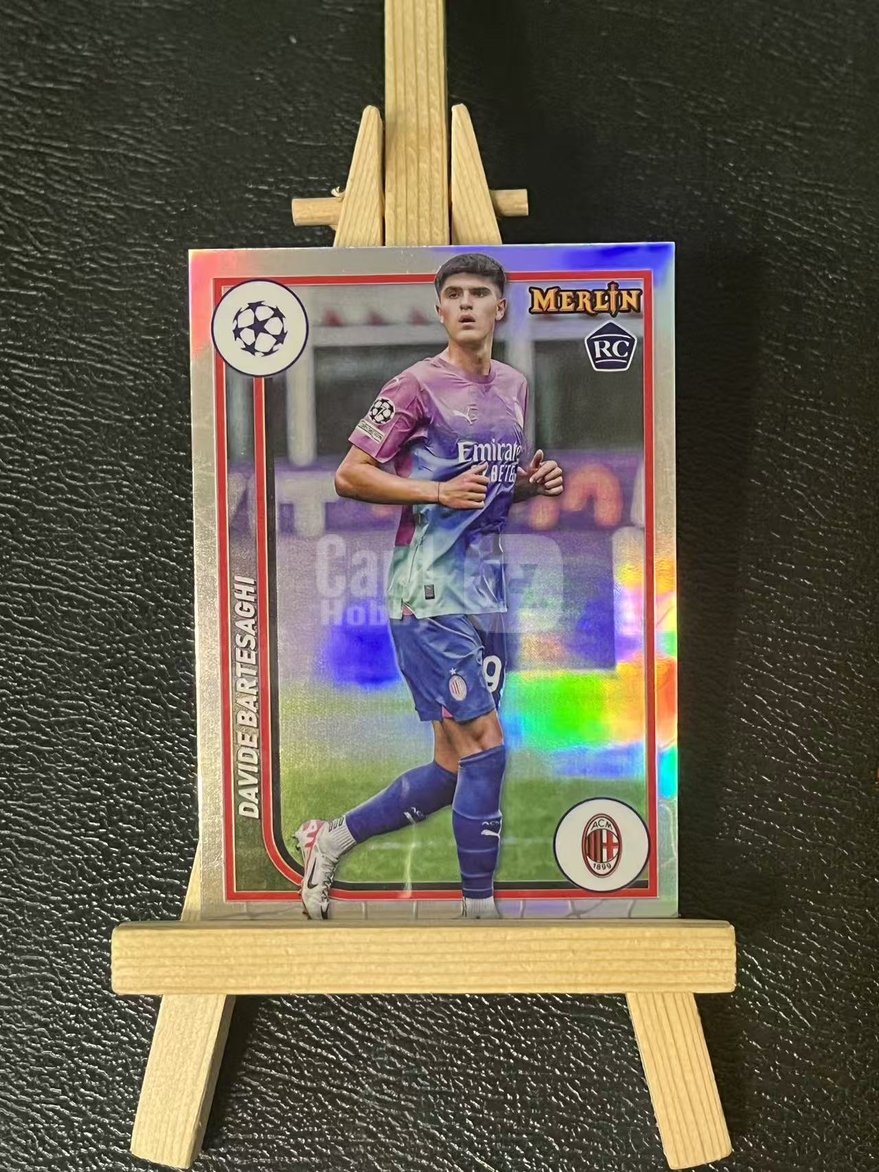 2024 Topps merlin davide bartesaghi RC 巴尔泰萨吉 新秀 AC米兰 梅林 银折 欧冠 实卡精美 卡品如图 LA-3