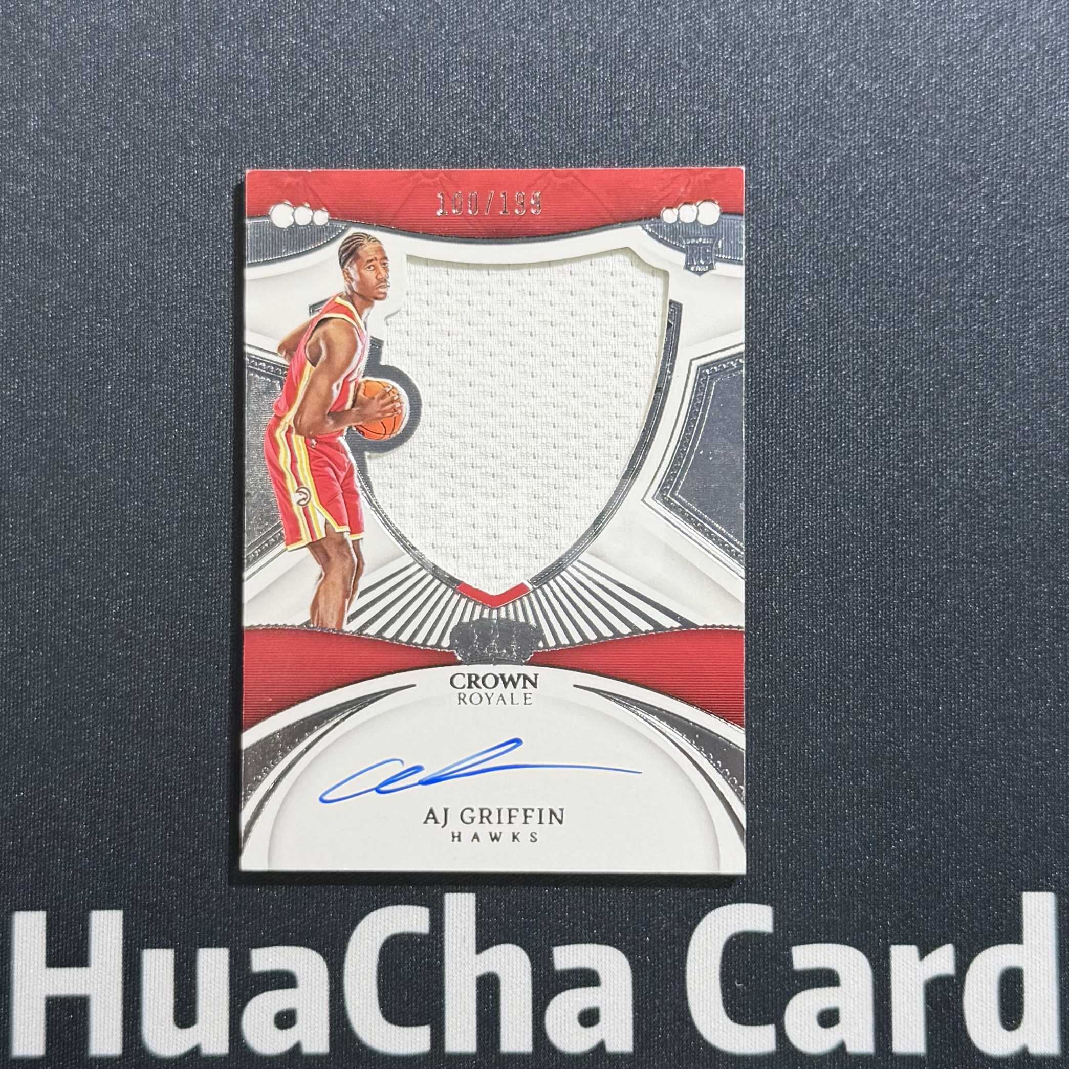 【花茶代卖】2022-23 Panini Crown Royale AJ Griffin AJ格里芬 老鹰新秀RC 签字 卡签 球衣物料 RJA /199编 卡品如图 #A东契奇