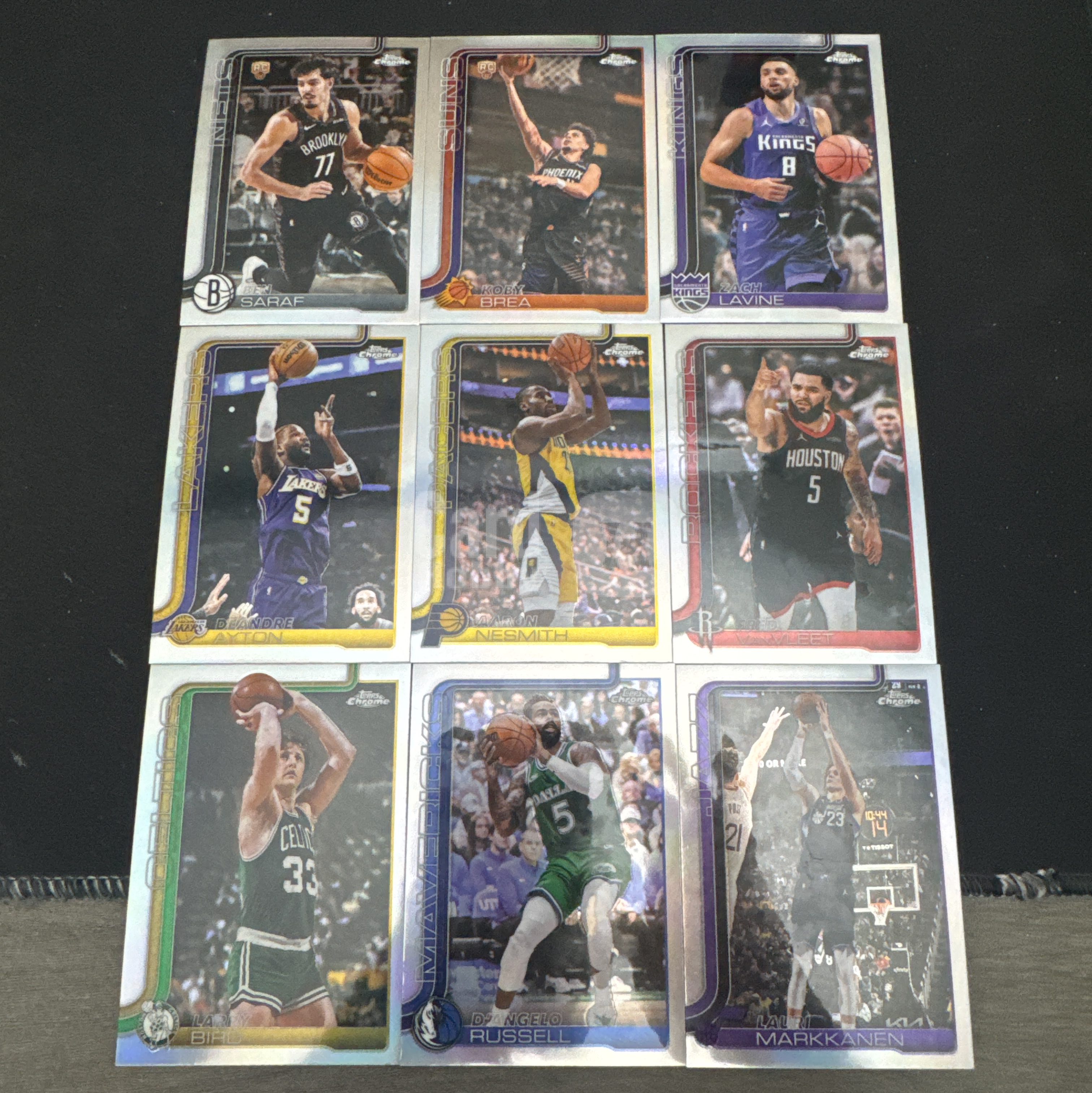 2025-26 Topps Chrome Update Ben Saraf RC 【小v代拍】萨拉夫 布雷亚 拉文 艾顿 内史密斯 范弗利特 伯德 9张 新秀 折射 tcu 卡品如图【北北碚】f