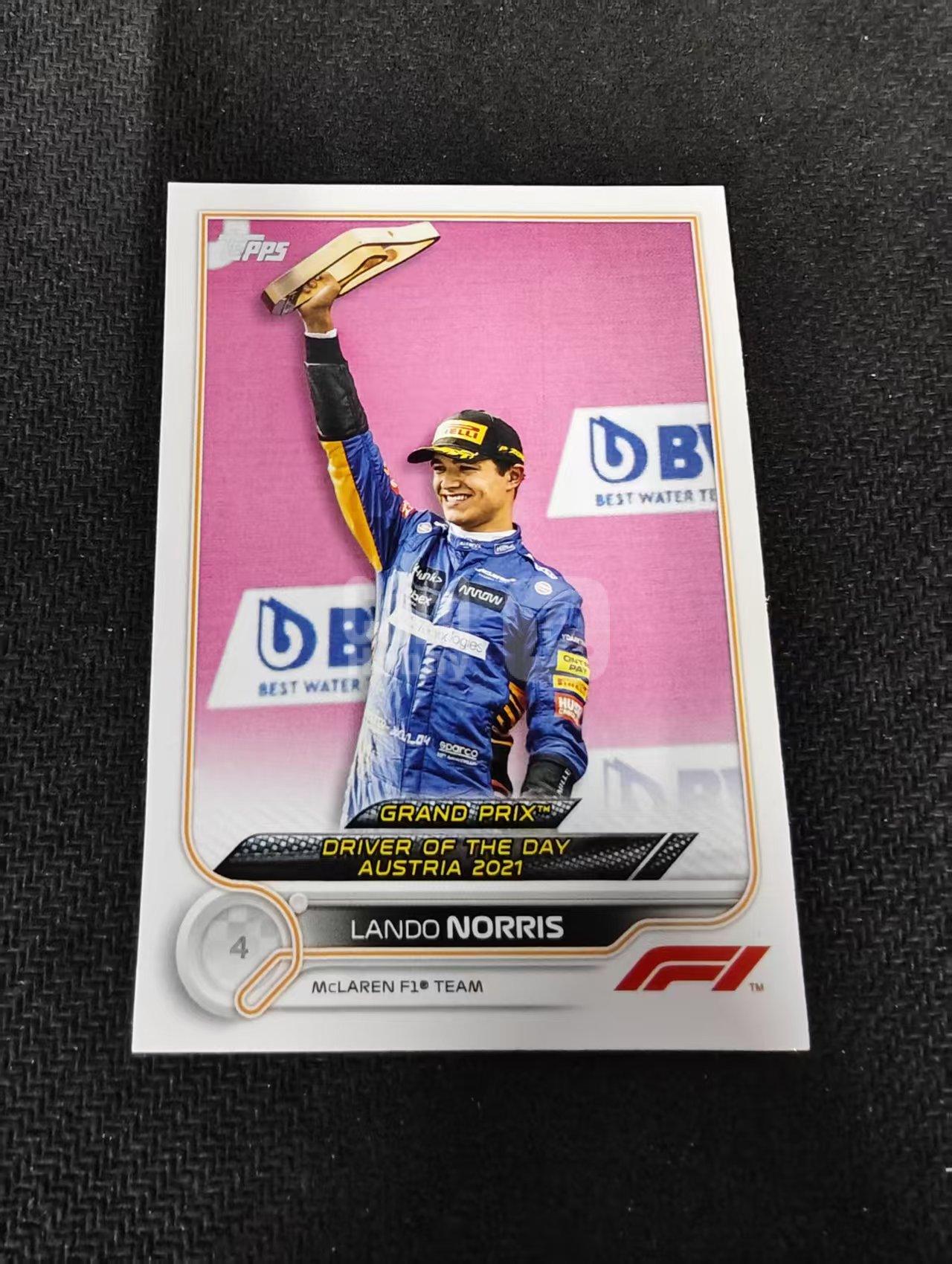 2022 Topps Chrome F1 Lando Norris 兰多 诺里斯 迈凯伦车队 划痕 边角瑕疵 @181