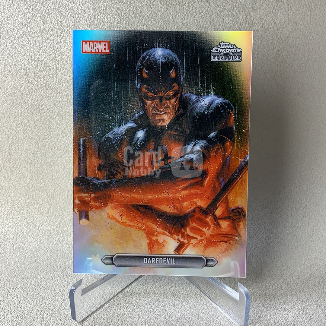 2026 Topps Marvel (MCU) Comics Chrome 漫威TC Daredevil 夜魔侠 马修 Fanfare喝彩特卡 银折 大比例 SP FF-11 品相如图 凑套必备 慕总