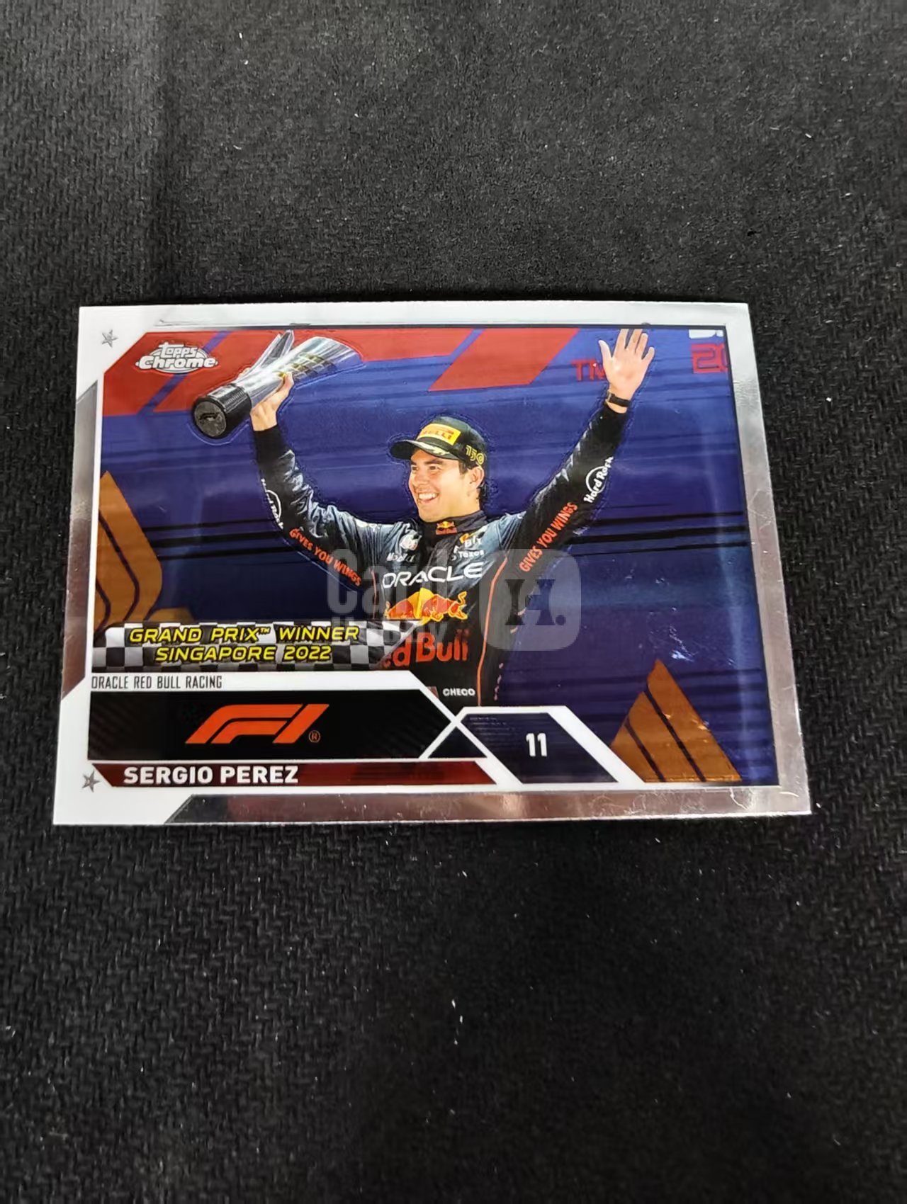 2023 Topps Chrome F1 Sergio Perez 塞尔吉奥 佩雷兹 佩雷斯 红牛 划痕 边角瑕疵 #160