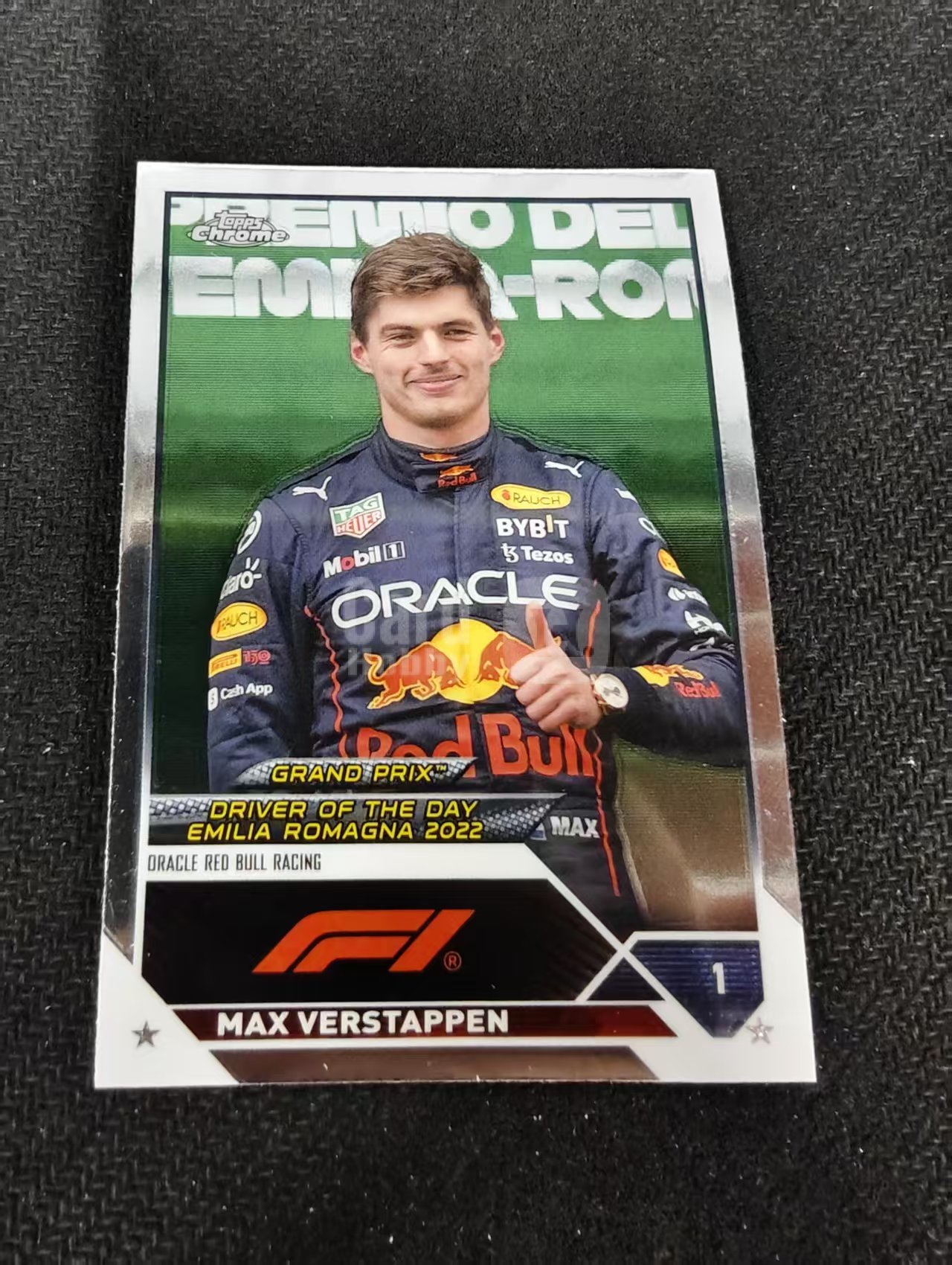 2023 Topps Chrome F1 Max Verstappen 维斯塔潘 红牛 划痕 边角瑕疵 #169