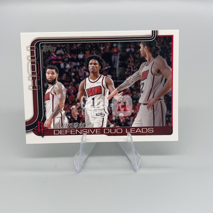 2025 Topps Topps Amen Thompson G3 【顺丰速运 只合并不累计】TOPPS 团队合照 火箭 阿门 汤普森 base