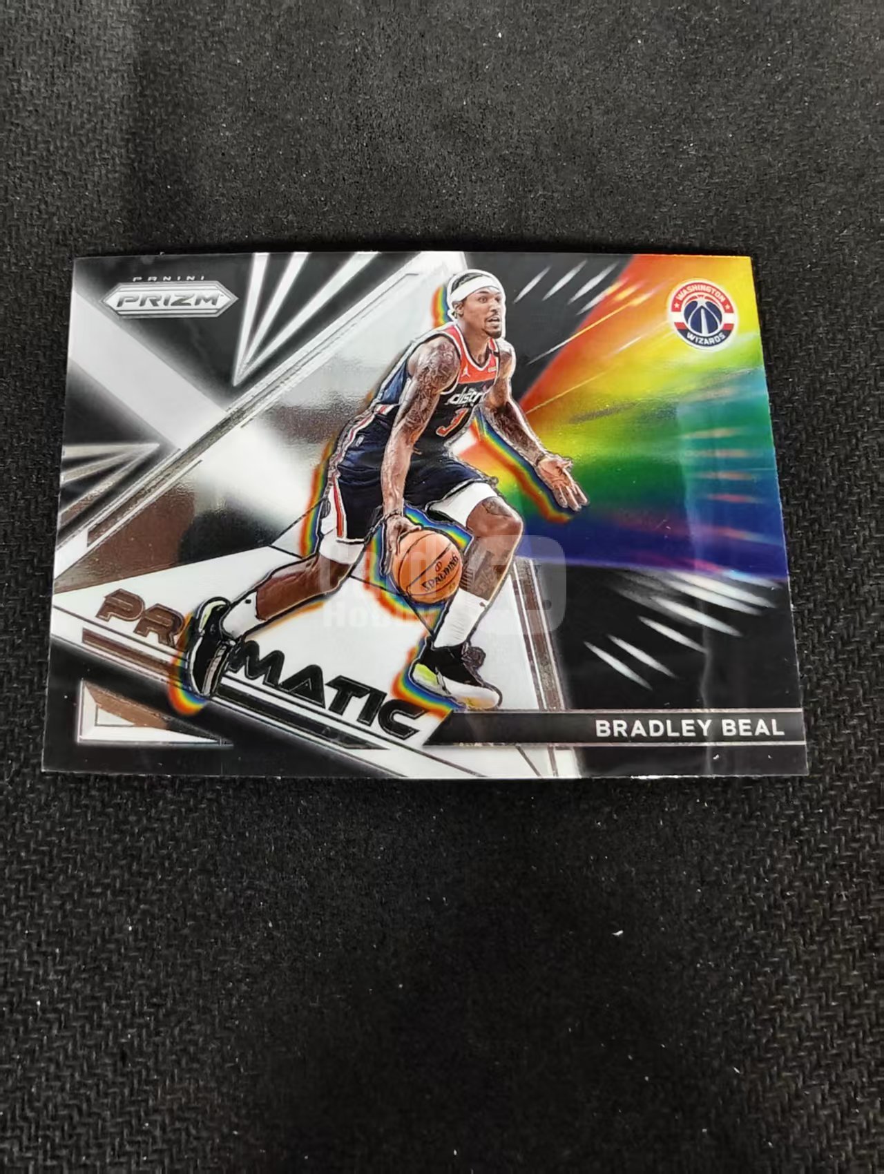 【可合并,不累计】2021-22 Panini Prizm Bradley Beal 布拉德利 比尔 奇才 Prizmatic 特卡 不保卡品 介意勿拍 #9